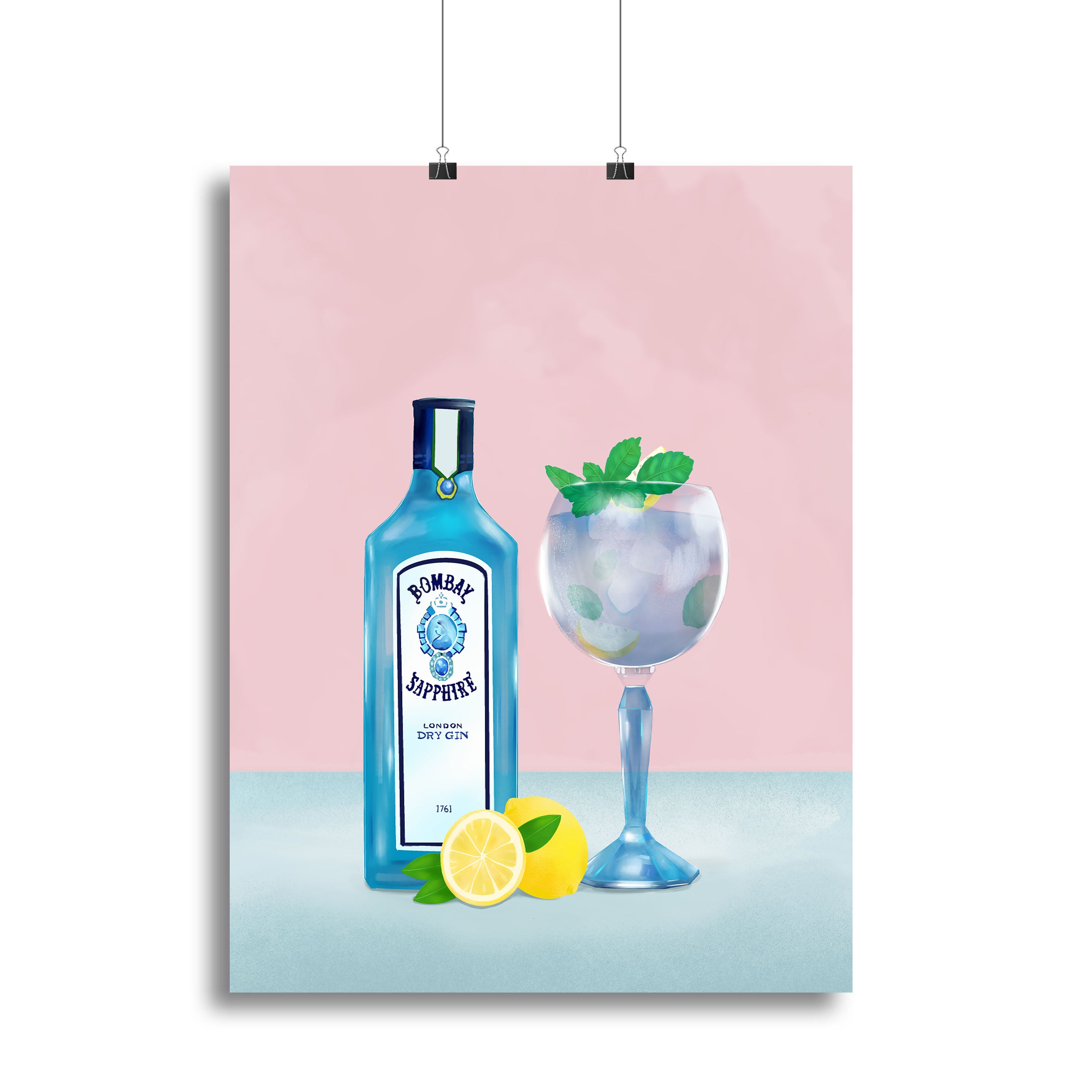 Gin Cocktail Canvas Print or Poster - Canvas Art Rocks - 2