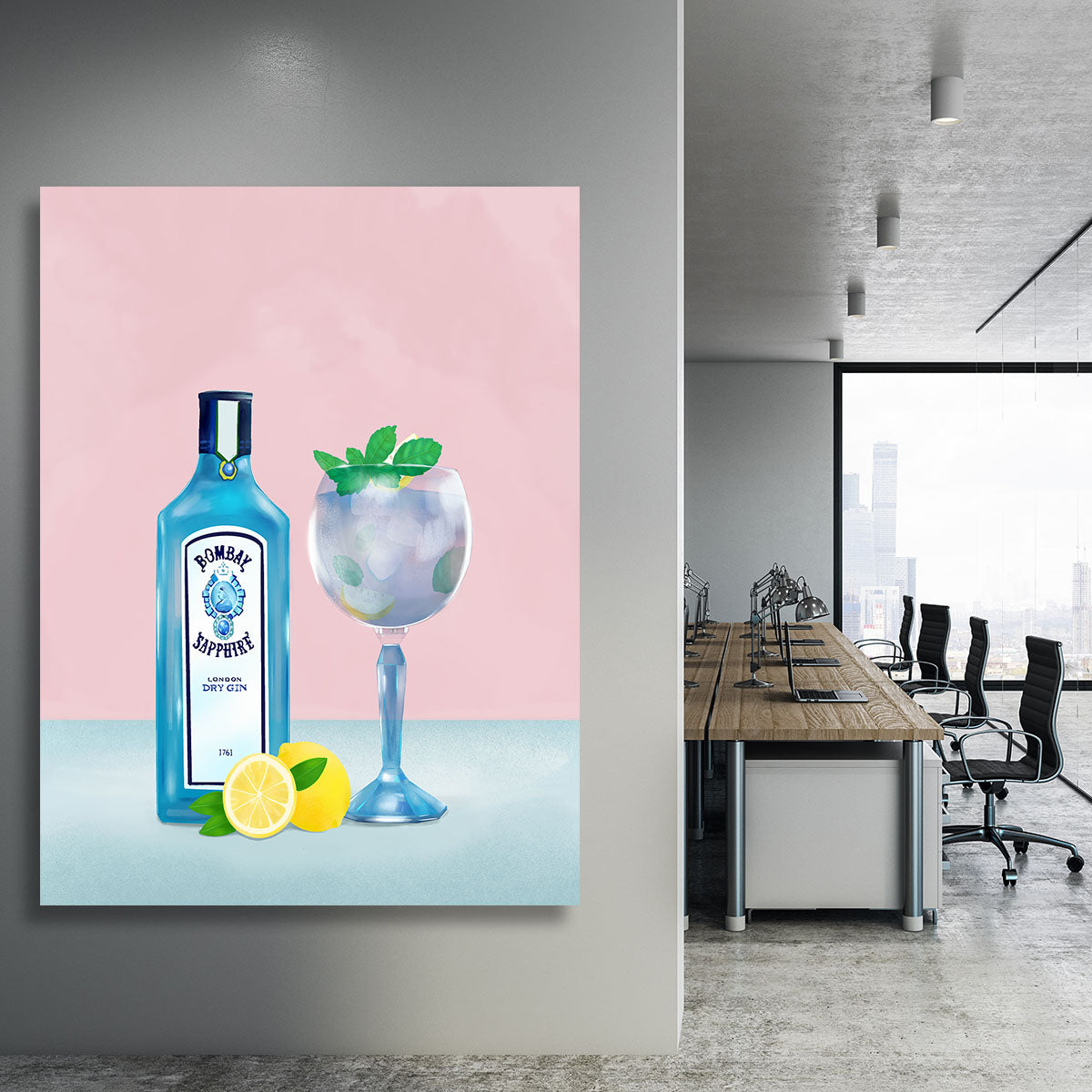 Gin Cocktail Canvas Print or Poster - Canvas Art Rocks - 3