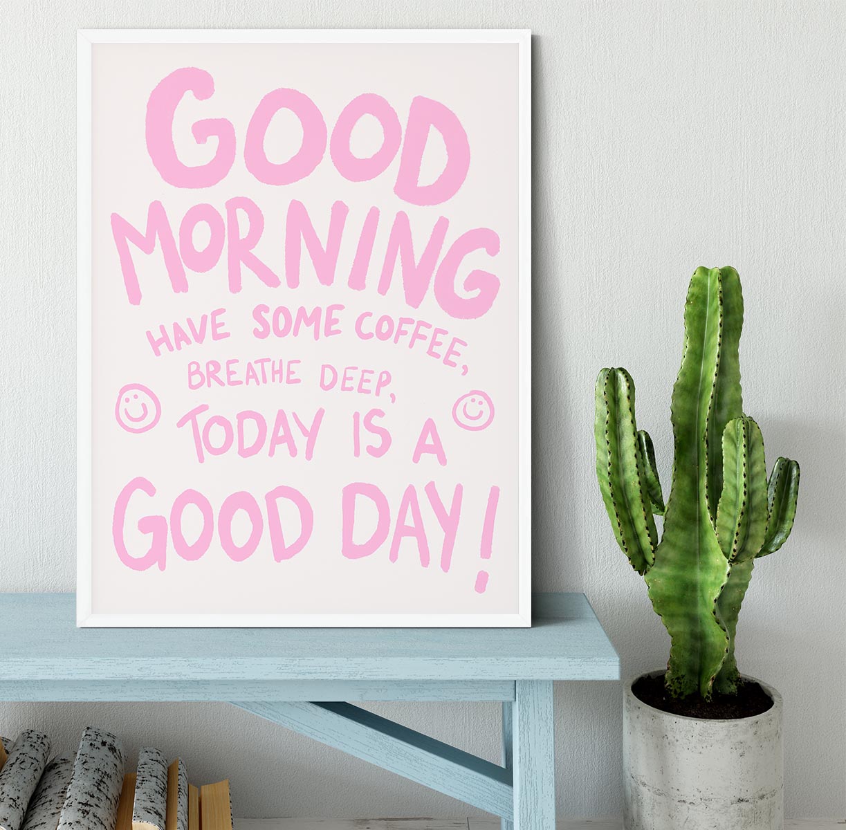 Good Morning Framed Print - Canvas Art Rocks -6