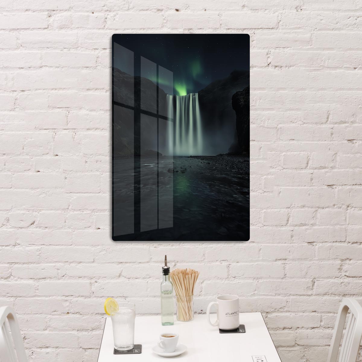 Green Night Acrylic Block - Canvas Art Rocks - 3