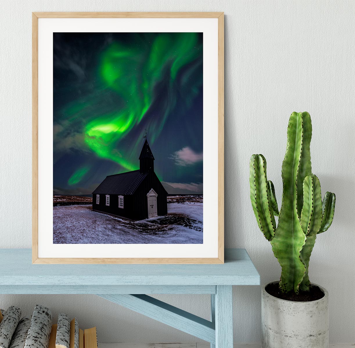 Green Spirits Framed Print - Canvas Art Rocks - 3