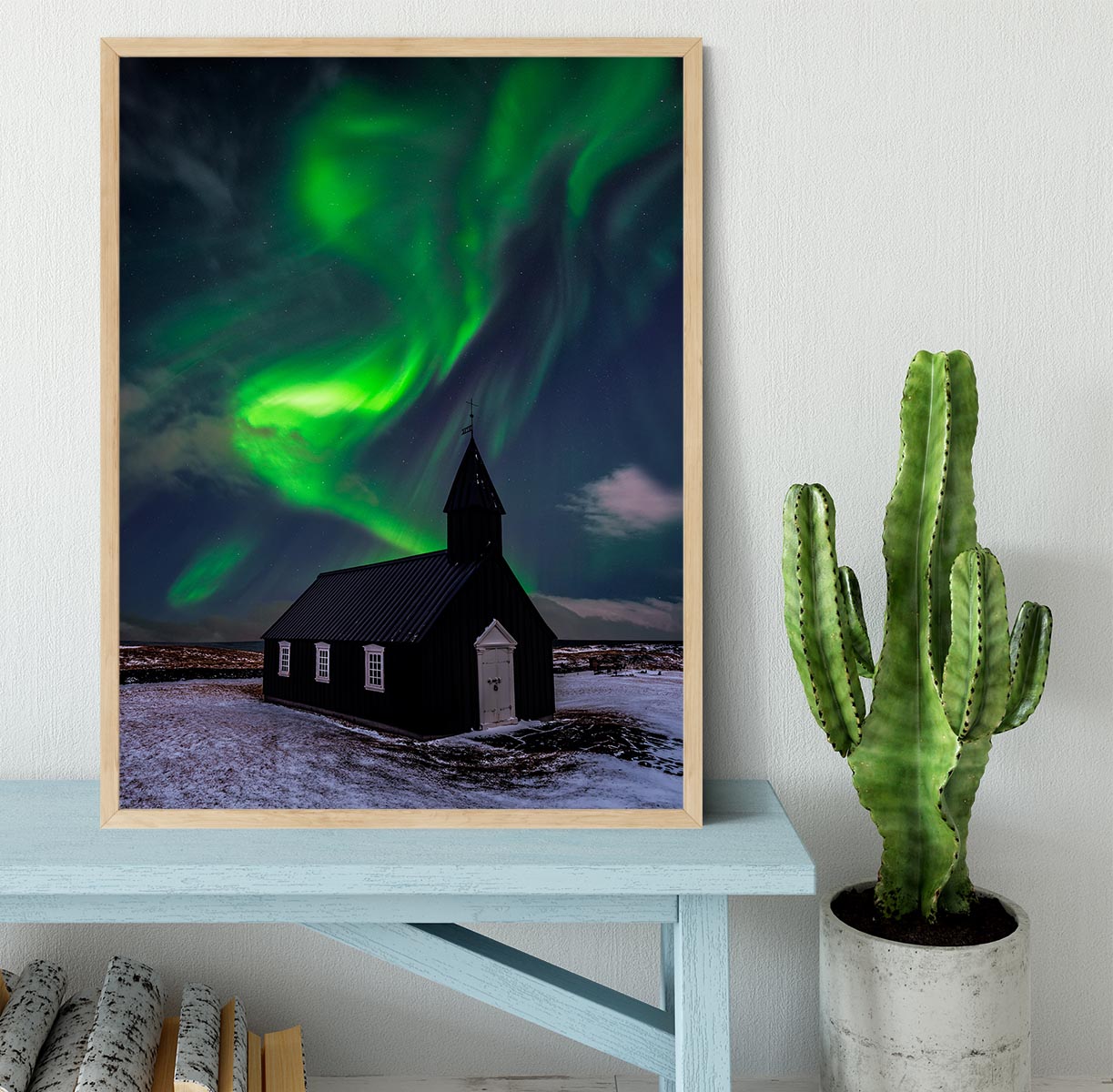 Green Spirits Framed Print - Canvas Art Rocks - 4