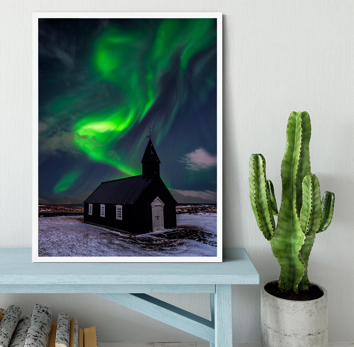 Green Spirits Framed Print - Canvas Art Rocks -6