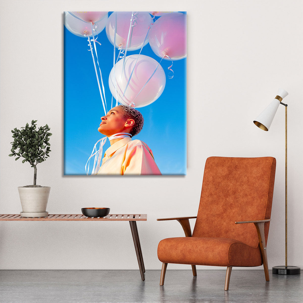Head in the Clouds. Canvas Print or Poster - 1x - 6