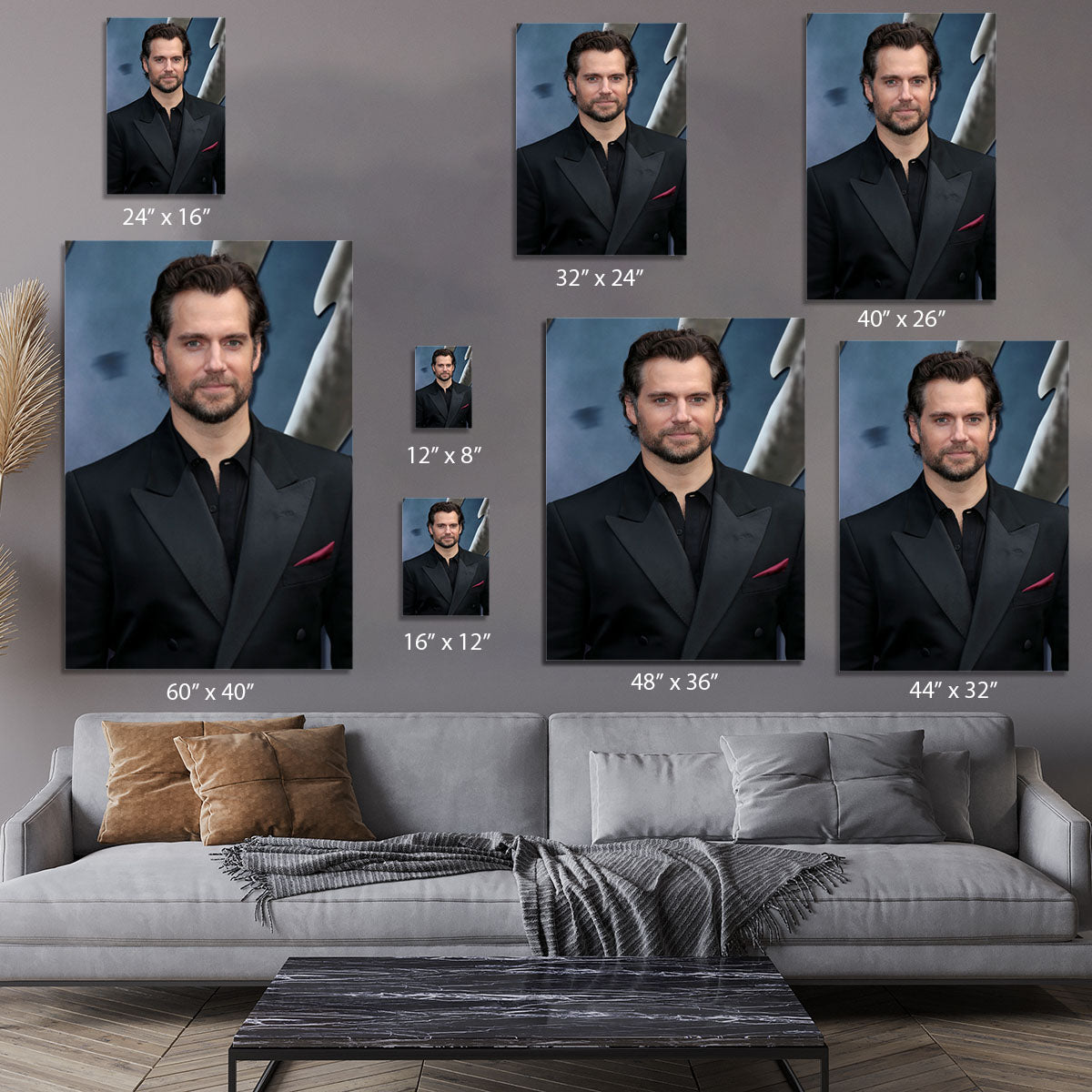 Henry Cavill at a premiere Canvas Print or Poster - Canvas Art Rocks - 7