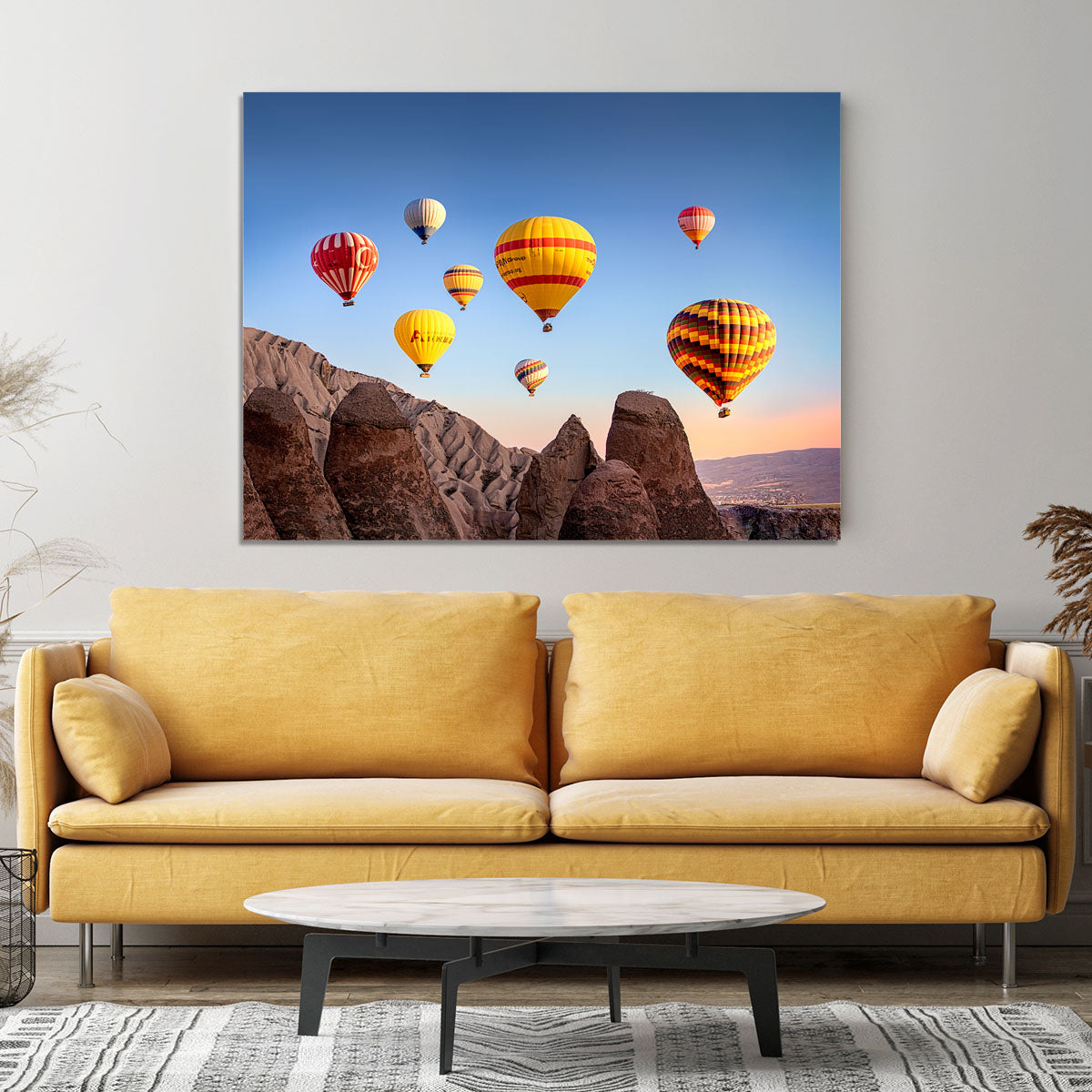 Hot Air Balloons Canvas Print or Poster - 1x - 4