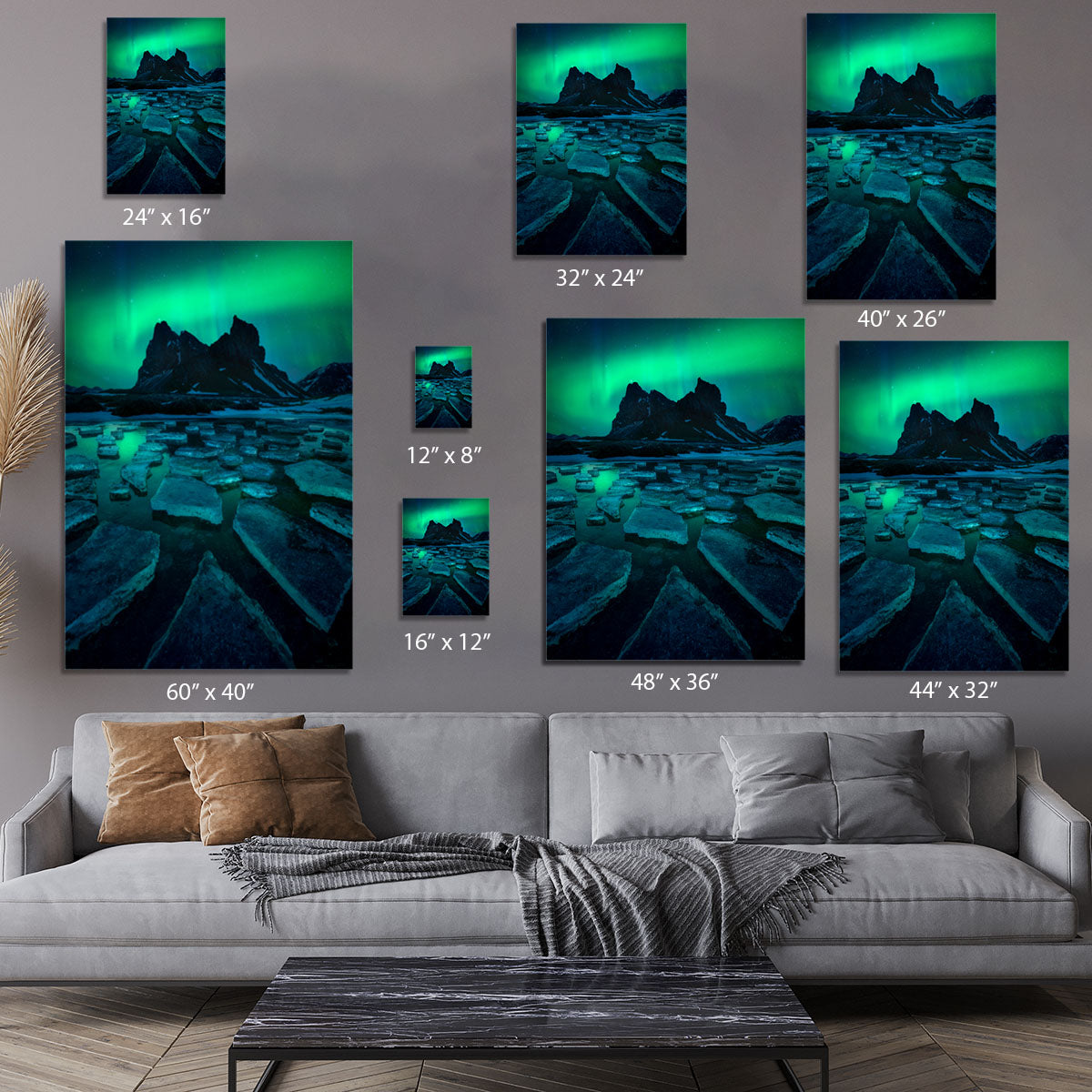 Icy Eystrahorn Canvas Print or Poster - Canvas Art Rocks - 7