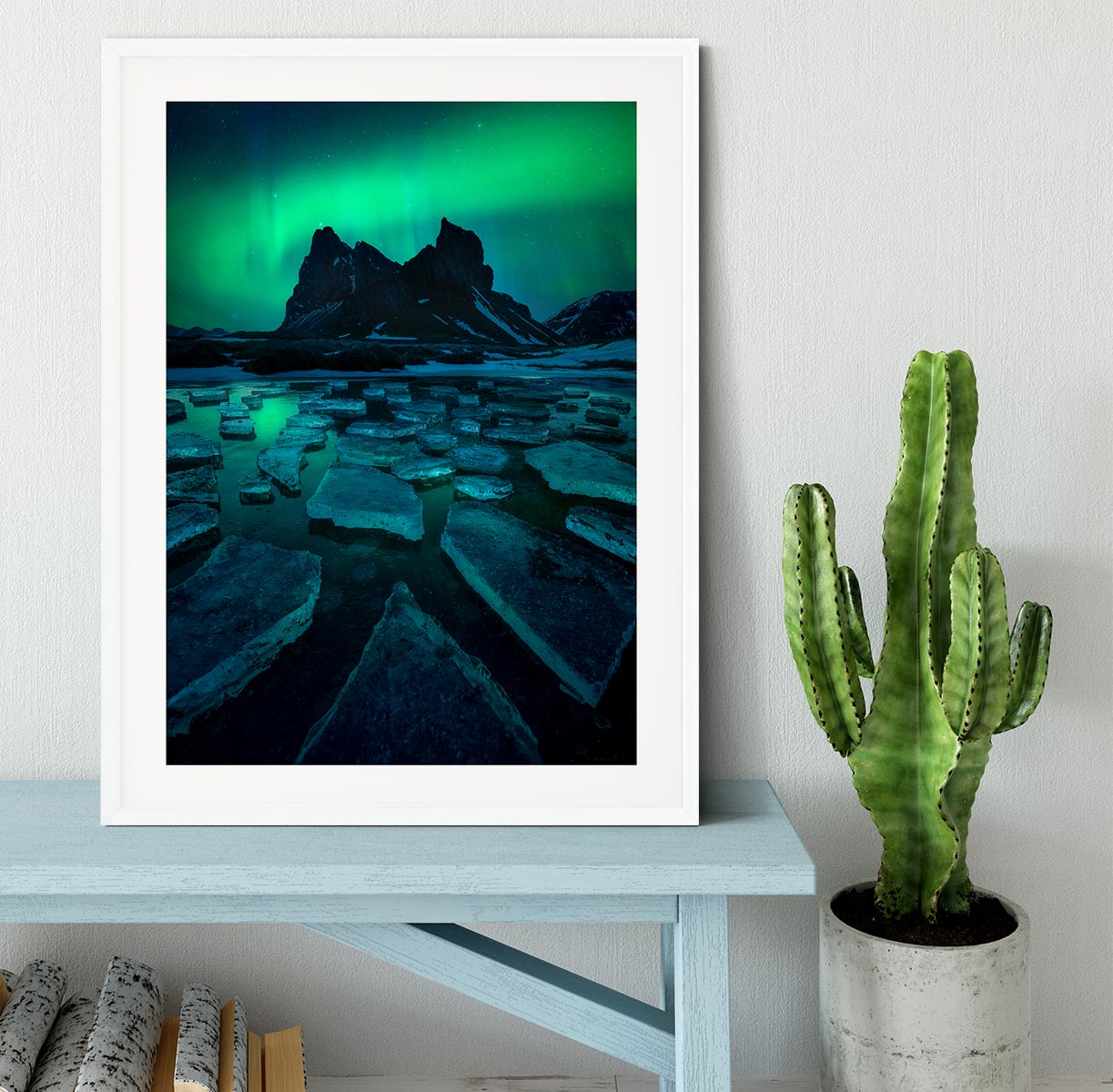 Icy Eystrahorn Framed Print - Canvas Art Rocks - 5