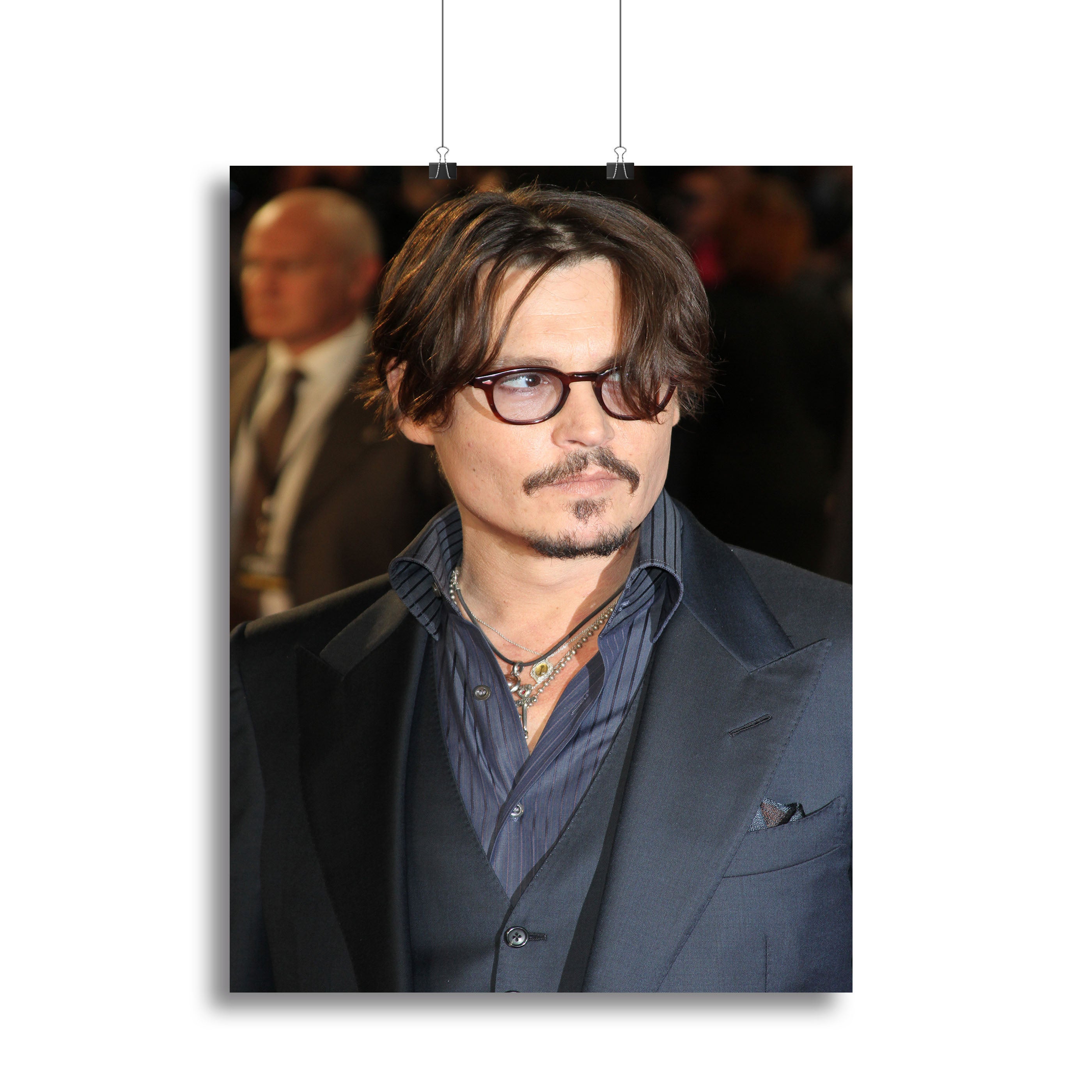 Johnny Depp at the European Premiere of the Rum Diary Canvas Print or Poster - Canvas Art Rocks - 2