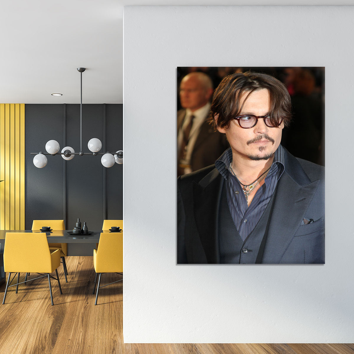 Johnny Depp at the European Premiere of the Rum Diary Canvas Print or Poster - Canvas Art Rocks - 4