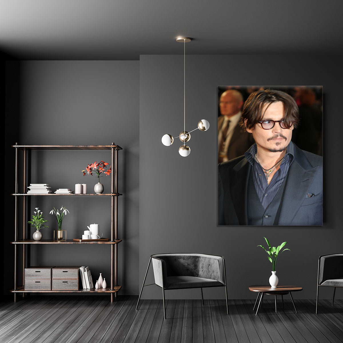 Johnny Depp at the European Premiere of the Rum Diary Canvas Print or Poster - Canvas Art Rocks - 5
