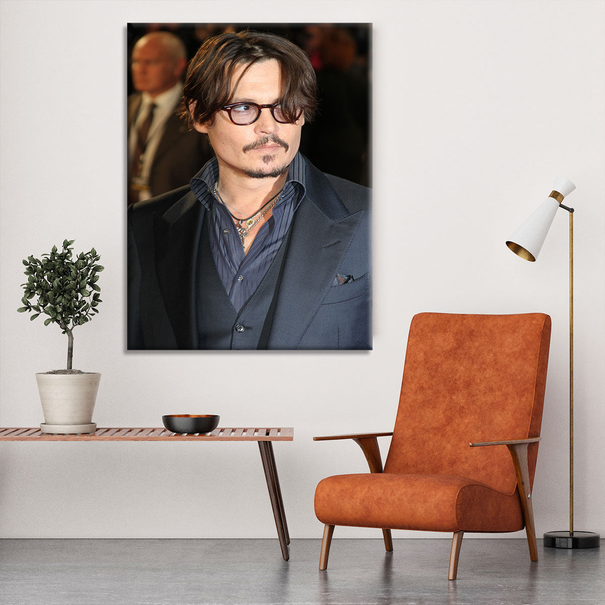 Johnny Depp at the European Premiere of the Rum Diary Canvas Print or Poster - Canvas Art Rocks - 6
