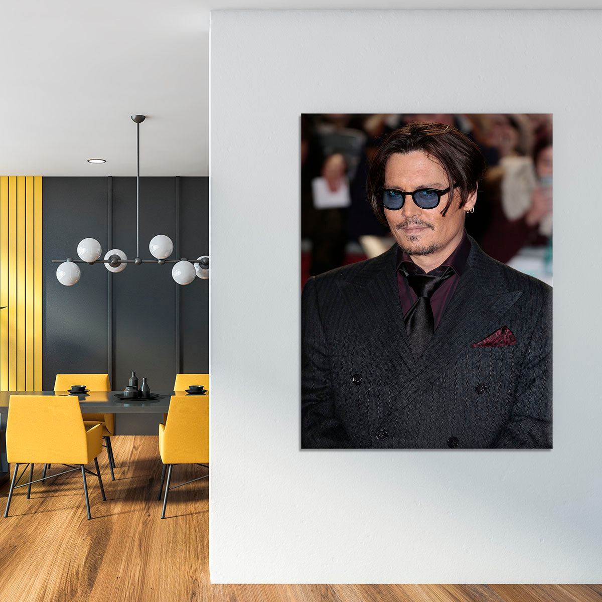 Johnny Depp in sunglasses Canvas Print or Poster - Canvas Art Rocks - 4