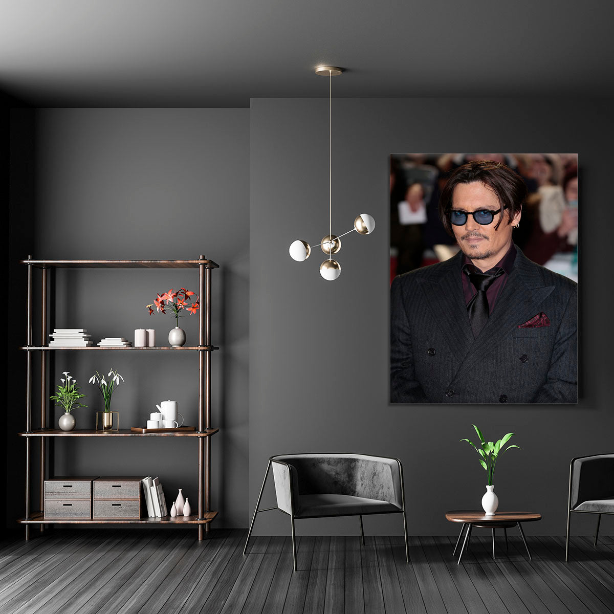 Johnny Depp in sunglasses Canvas Print or Poster - Canvas Art Rocks - 5
