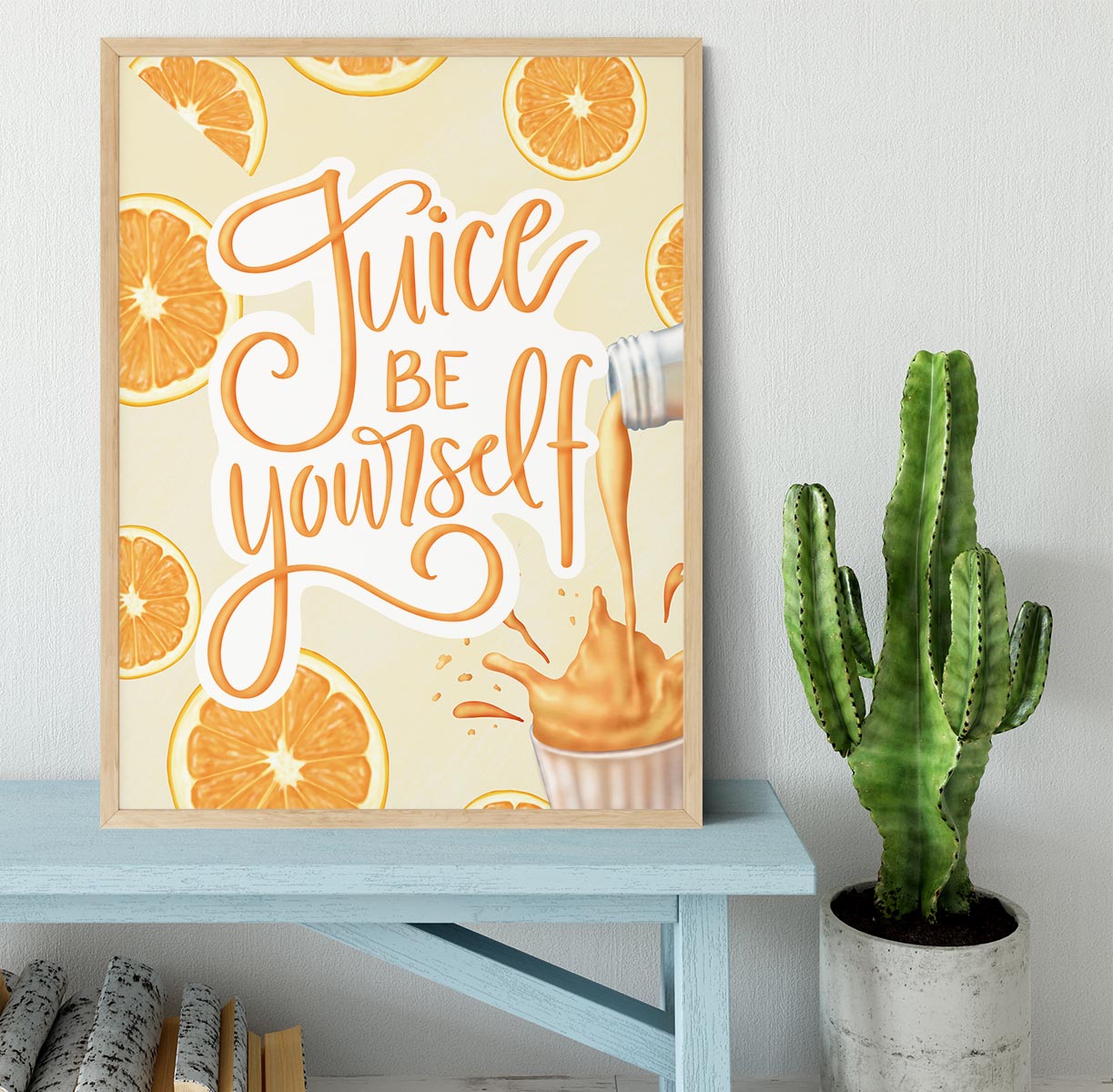 Juice be Yourself Framed Print - Canvas Art Rocks - 4