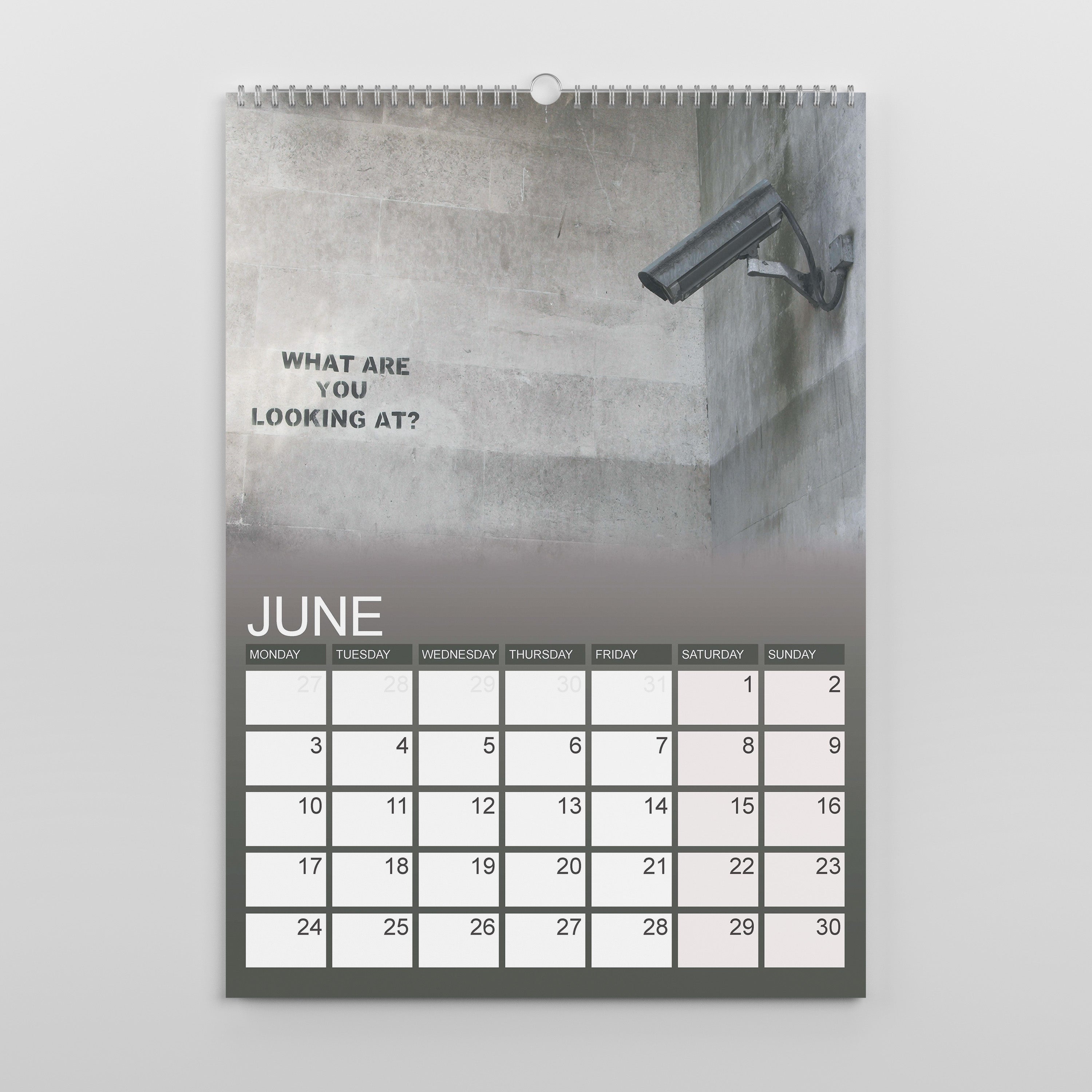 Banksy Large A3 2024 Wall Calendar (inc FREE Poster)