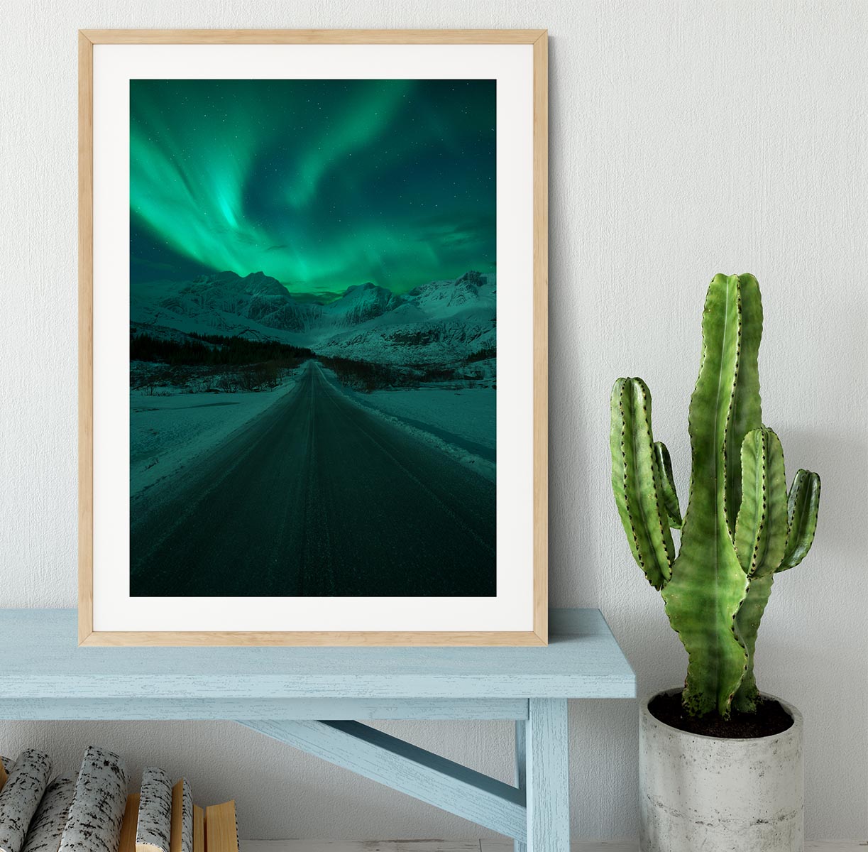 La Dama de la Carretera Framed Print - Canvas Art Rocks - 3