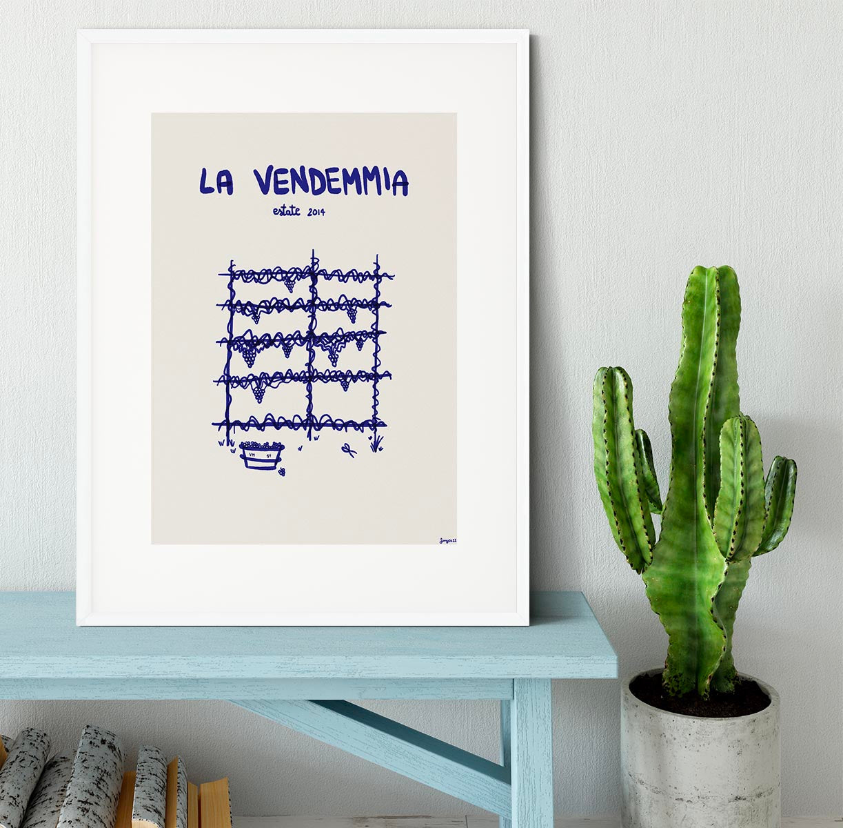 La vendemmia Framed Print - Canvas Art Rocks - 5