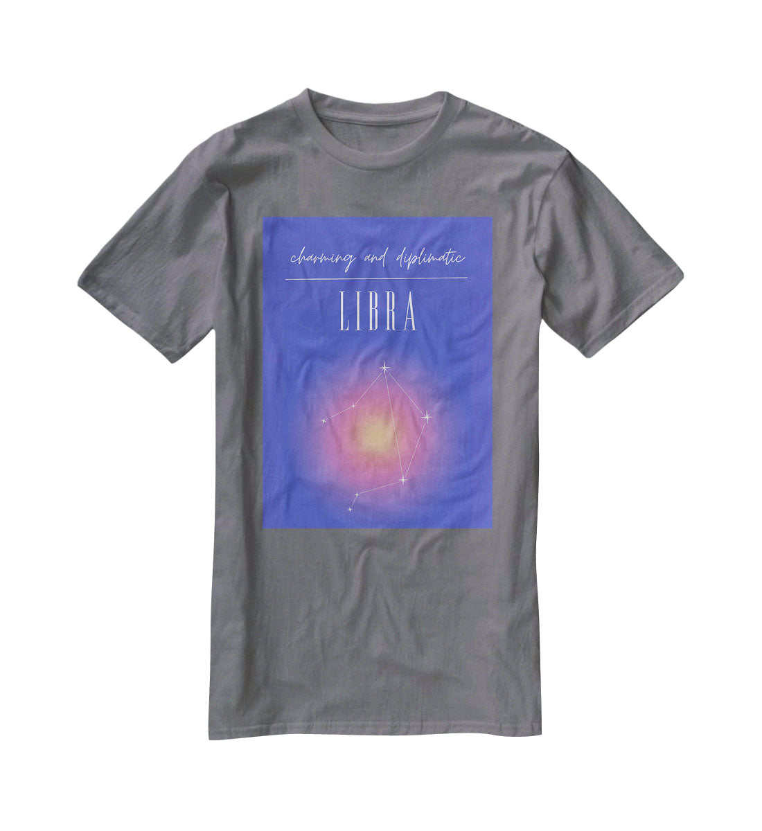 Libra Zodiac Harmony Art T-Shirt - Canvas Art Rocks - 3