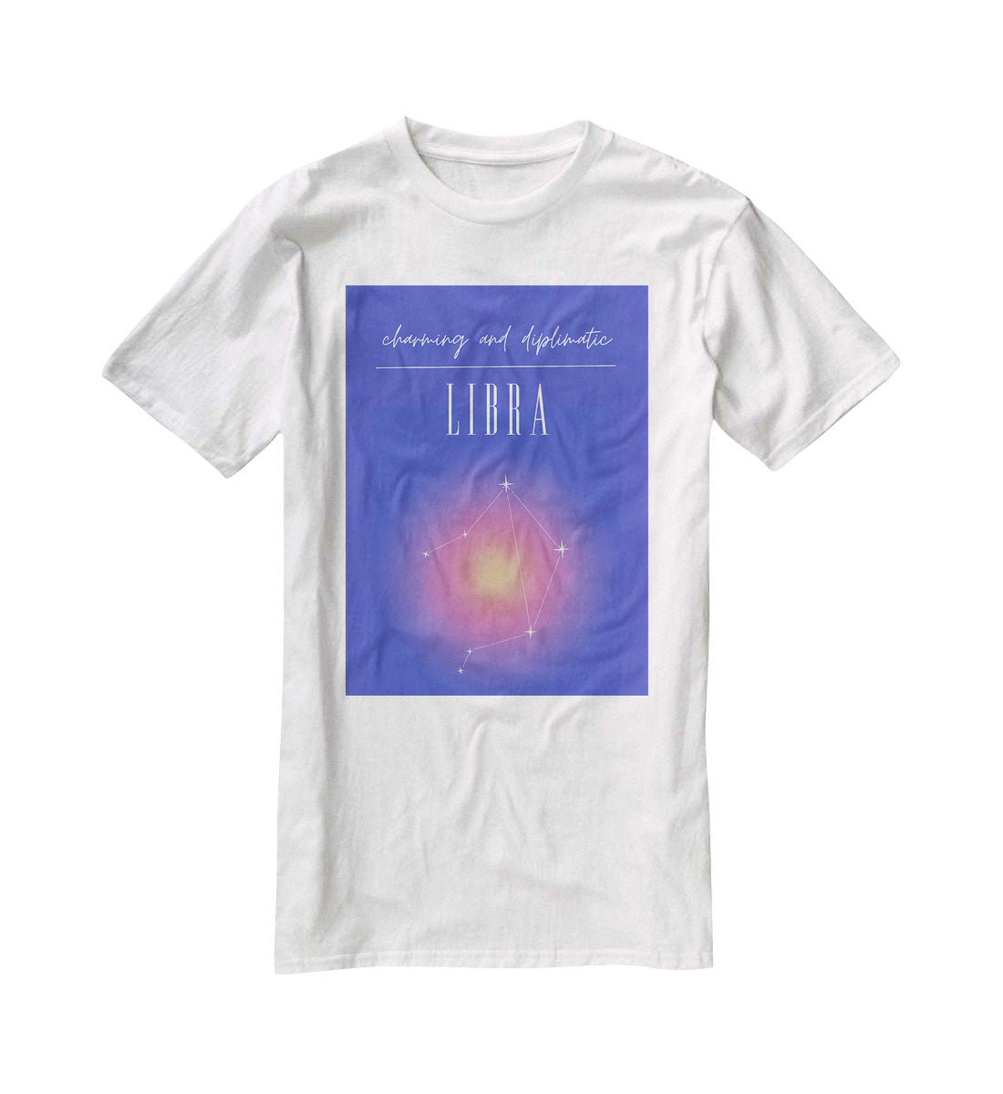 Libra Zodiac Harmony Art T-Shirt - Canvas Art Rocks - 5