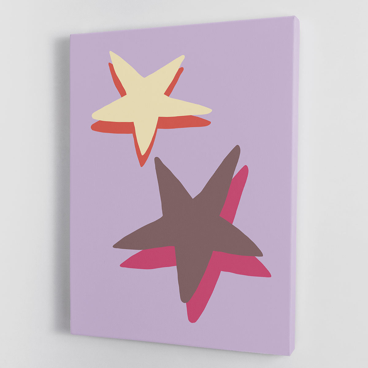 Lilac Star Canvas Print or Poster - 1x - 1