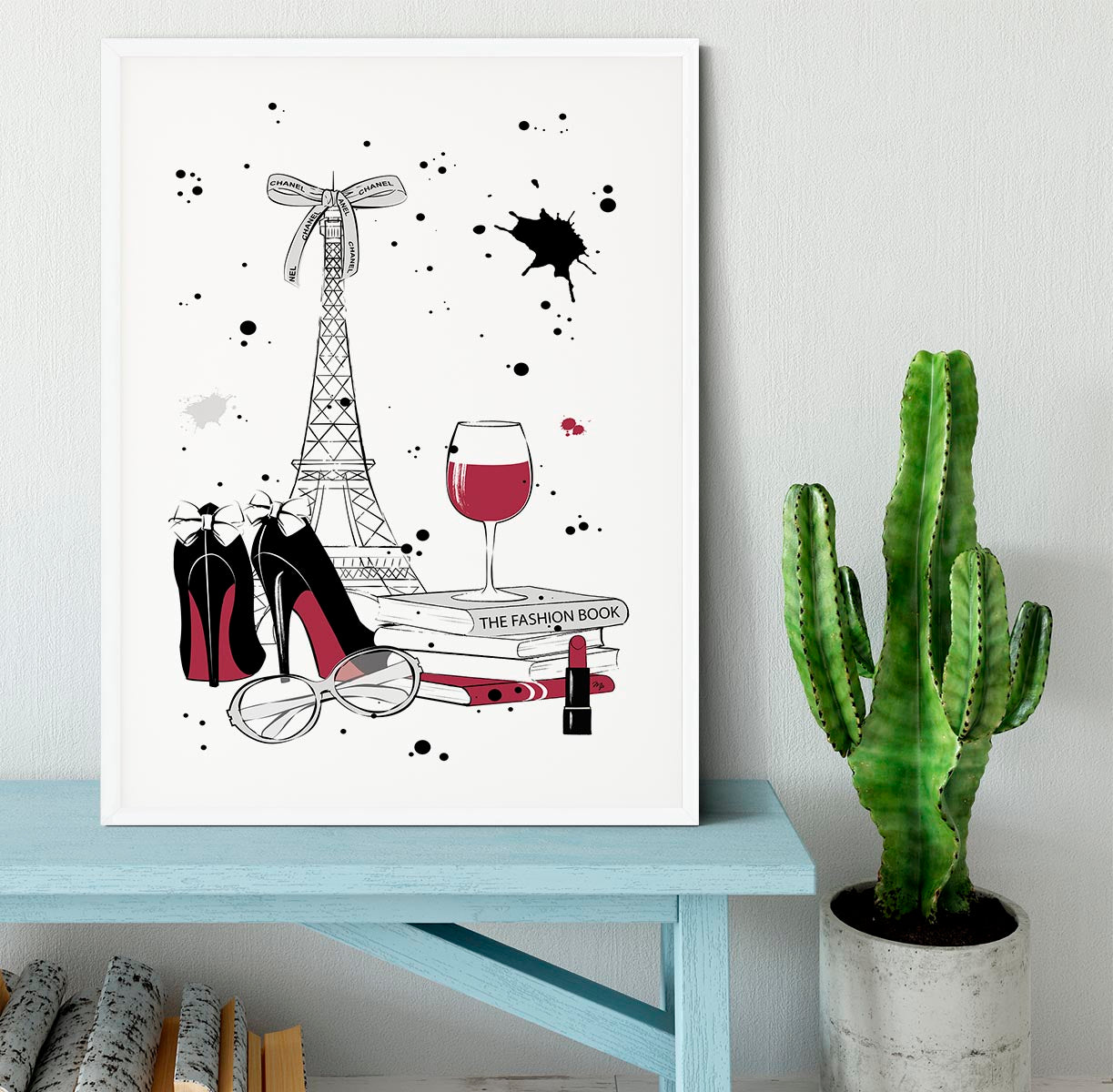 Living in Paris Framed Print - Canvas Art Rocks -6