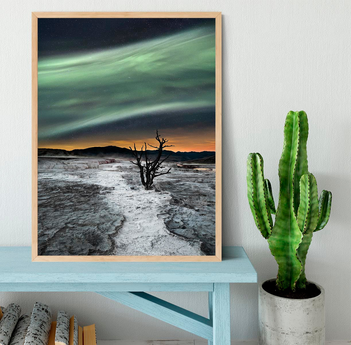 Magic Aurora Framed Print - Canvas Art Rocks - 4