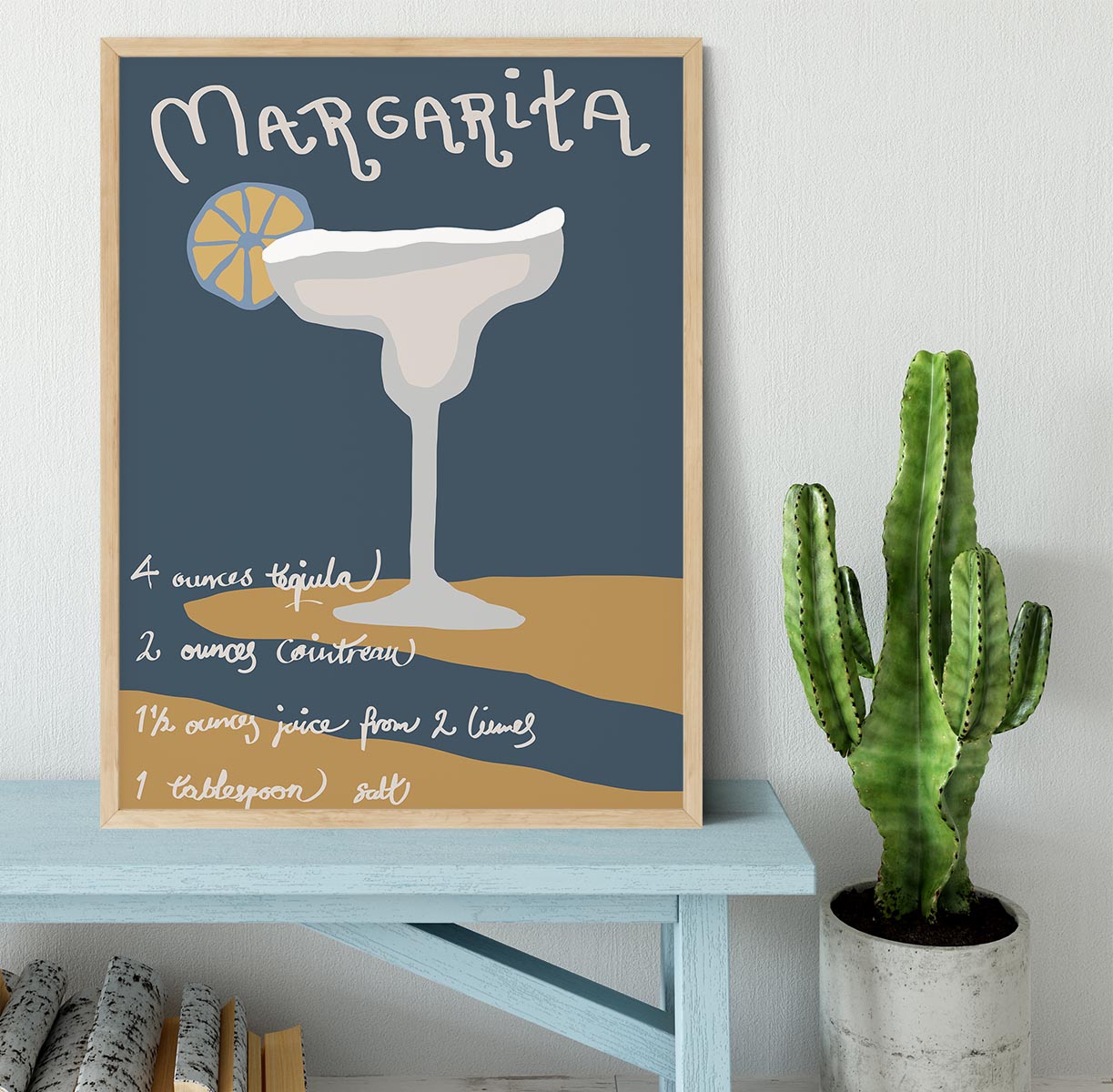 Margarita Framed Print - Canvas Art Rocks - 4