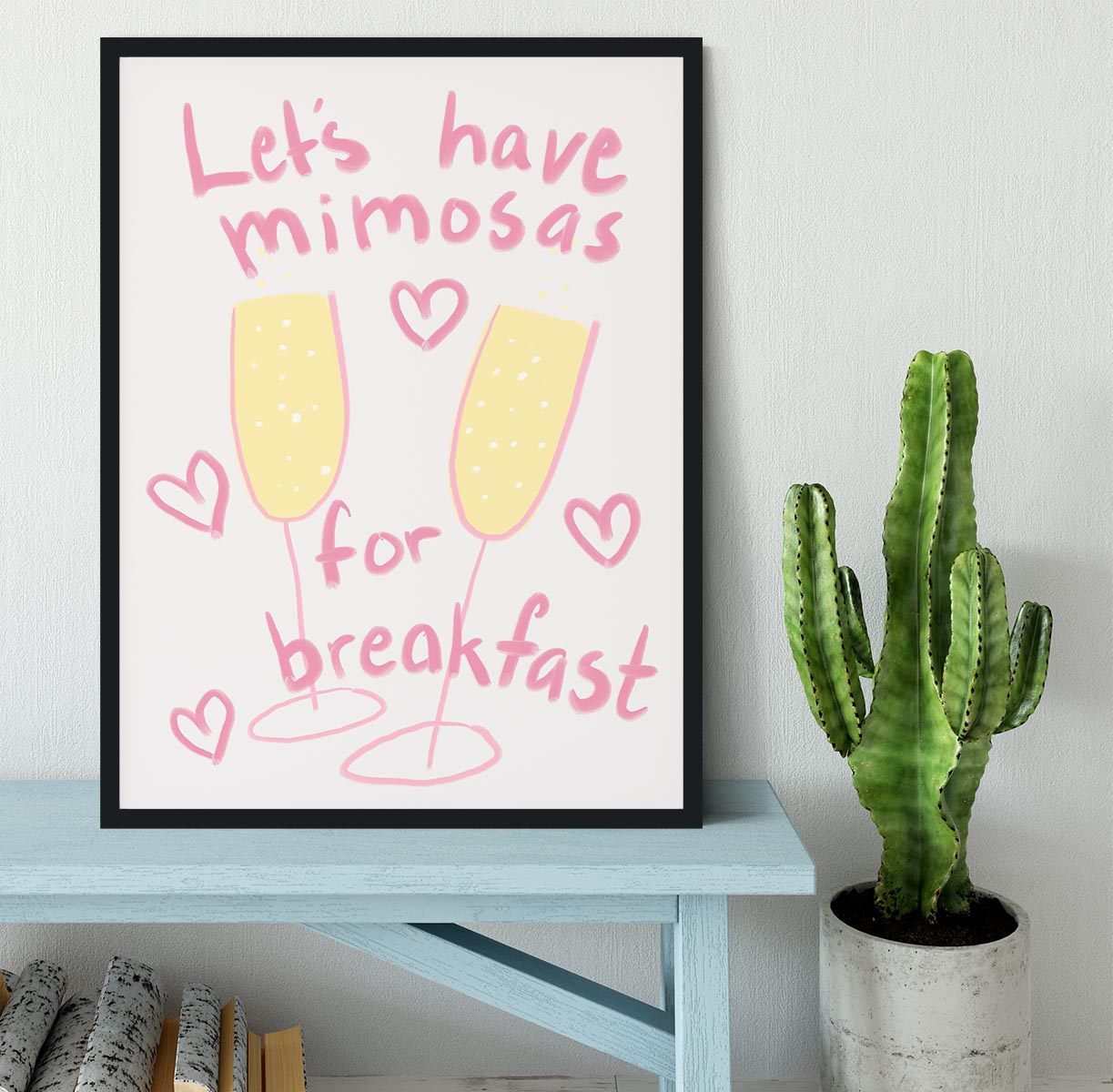 Mimosas Framed Print - Canvas Art Rocks - 2