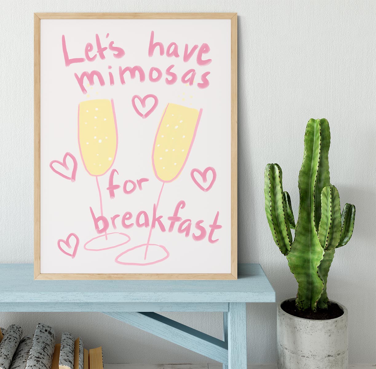 Mimosas Framed Print - Canvas Art Rocks - 4