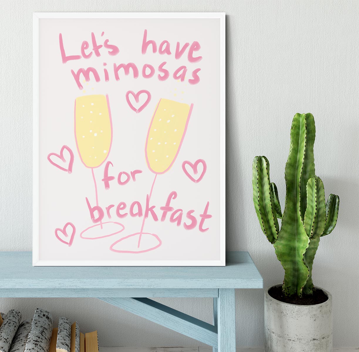 Mimosas Framed Print - Canvas Art Rocks -6