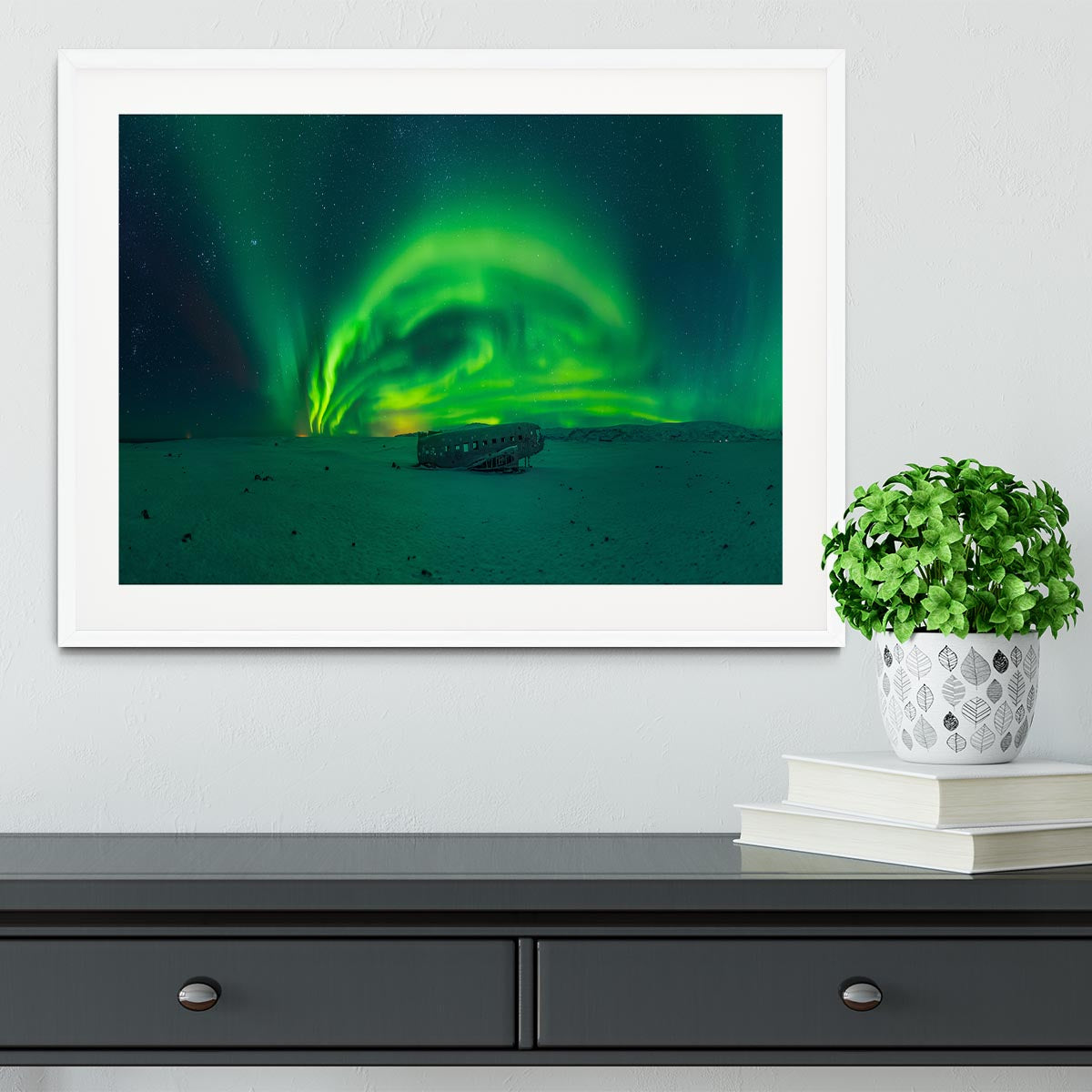 Night in Iceland Framed Print - Canvas Art Rocks - 5