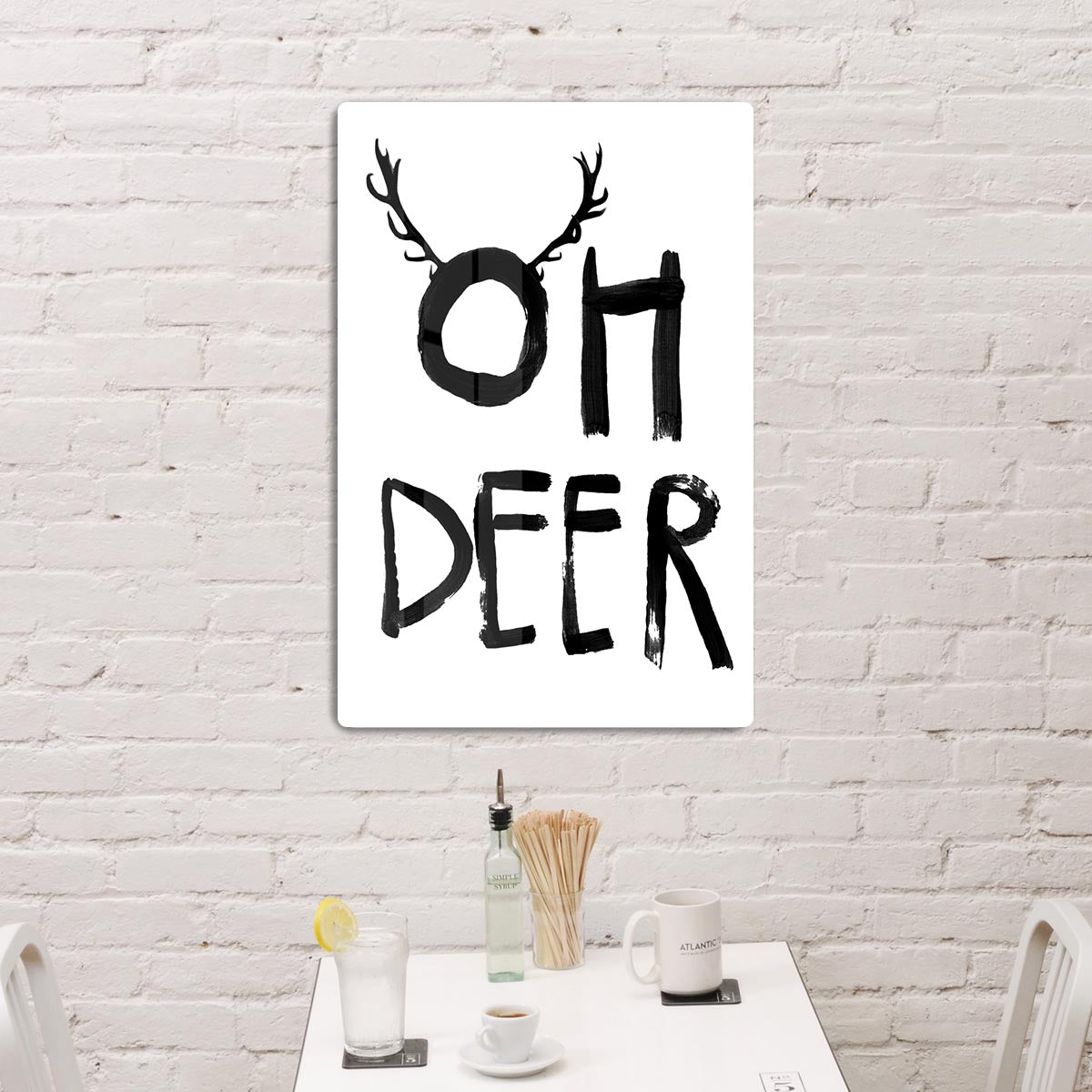 Oh Deer Acrylic Block - 1x - 3