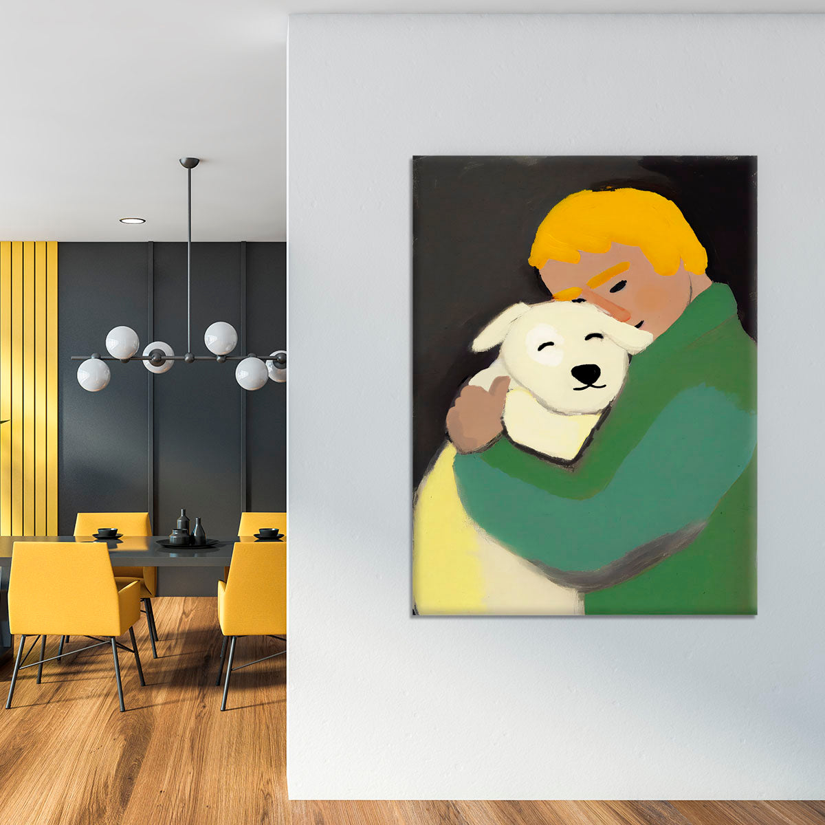 Oh My Dog Canvas Print or Poster - 1x - 4
