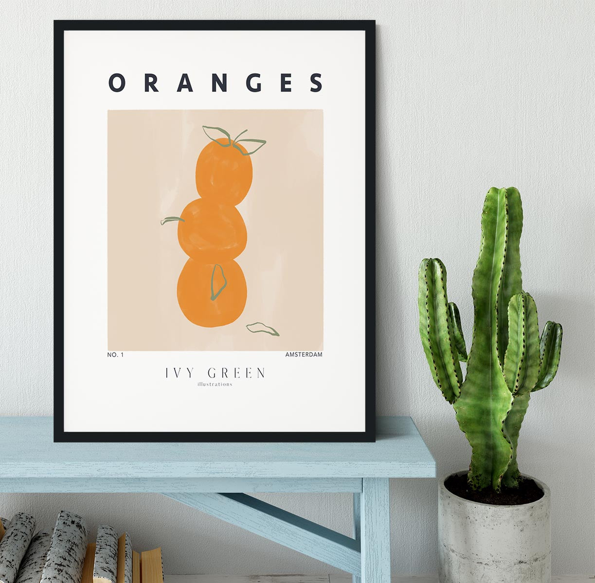 Oranges Framed Print - Canvas Art Rocks - 1