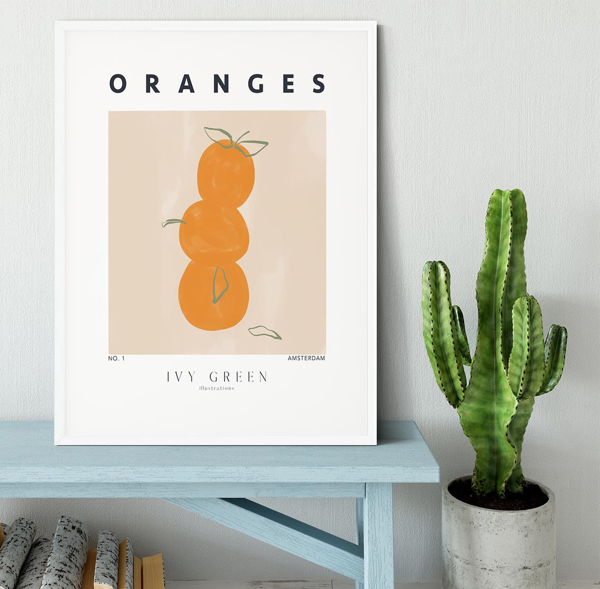 Oranges Framed Print - Canvas Art Rocks - 5