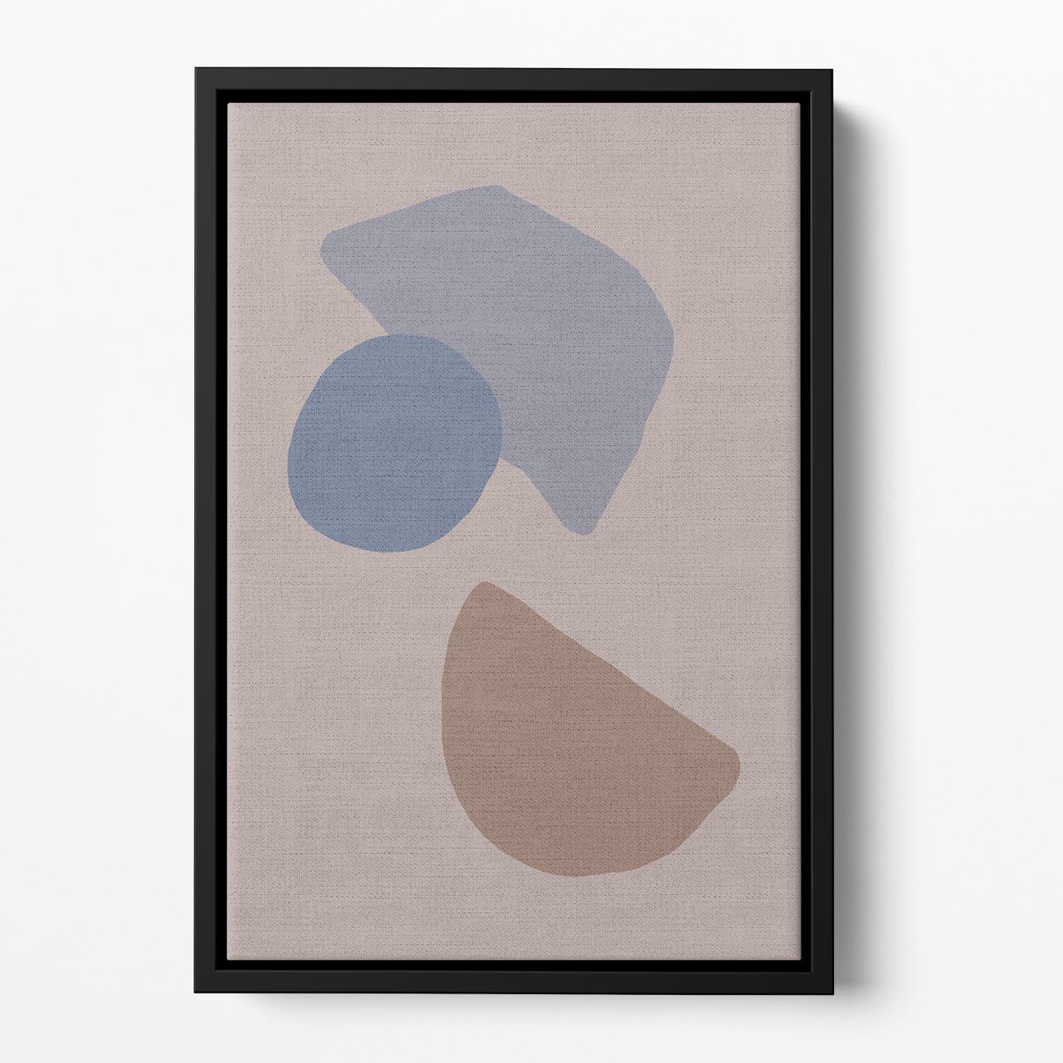 Organic Shapes Floating Framed Canvas - 1x - 2