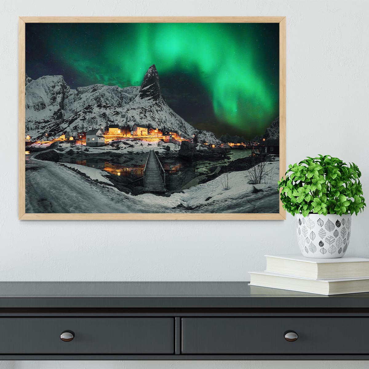 Over The Mountain Framed Print - Canvas Art Rocks - 4