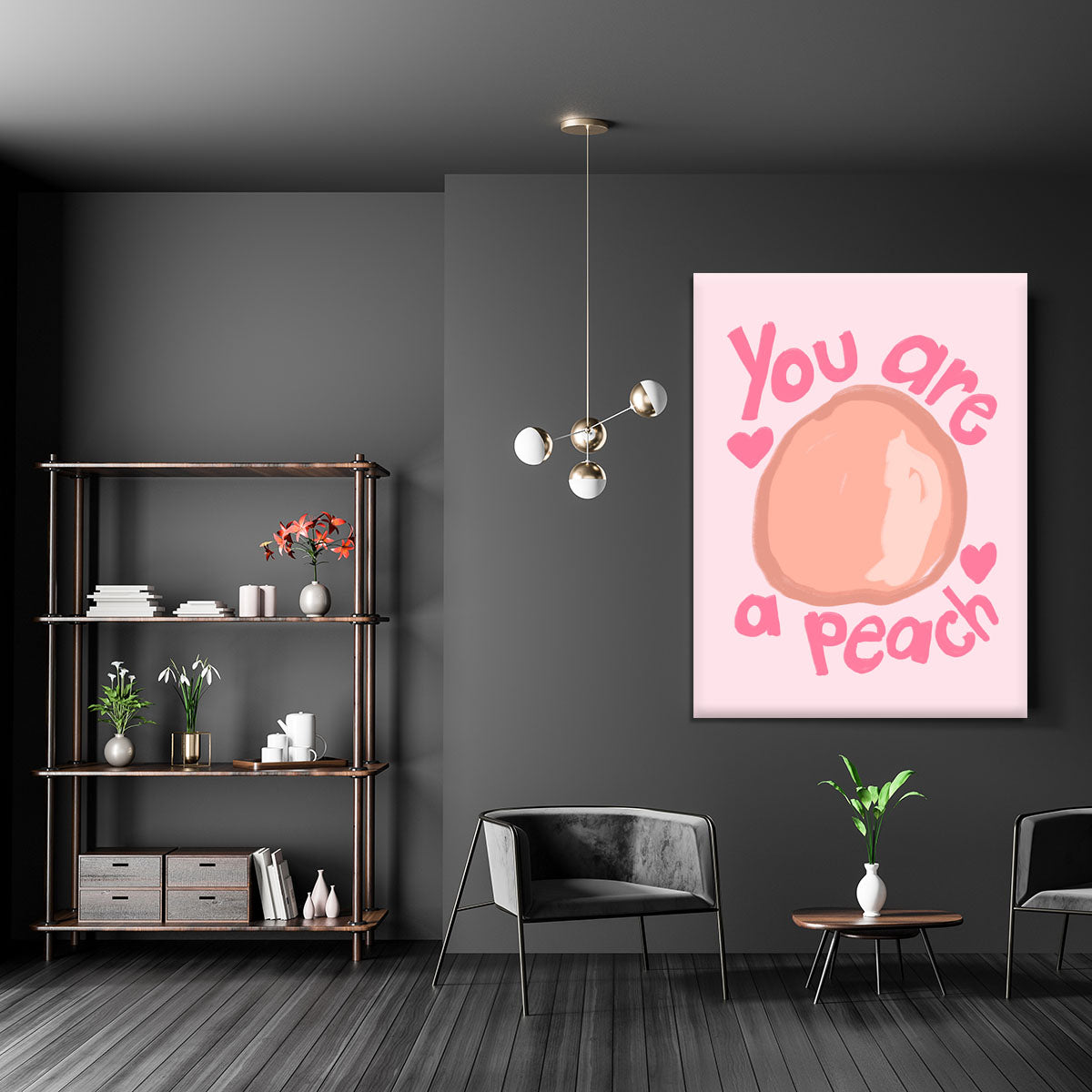 Peach Canvas Print or Poster - Canvas Art Rocks - 5