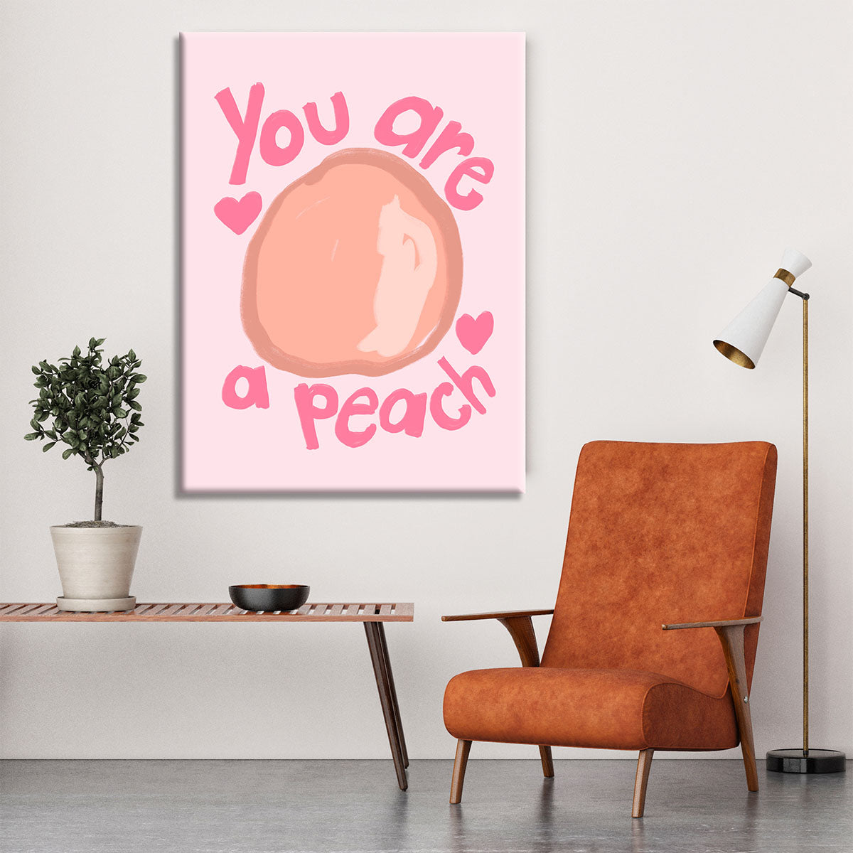 Peach Canvas Print or Poster - Canvas Art Rocks - 6