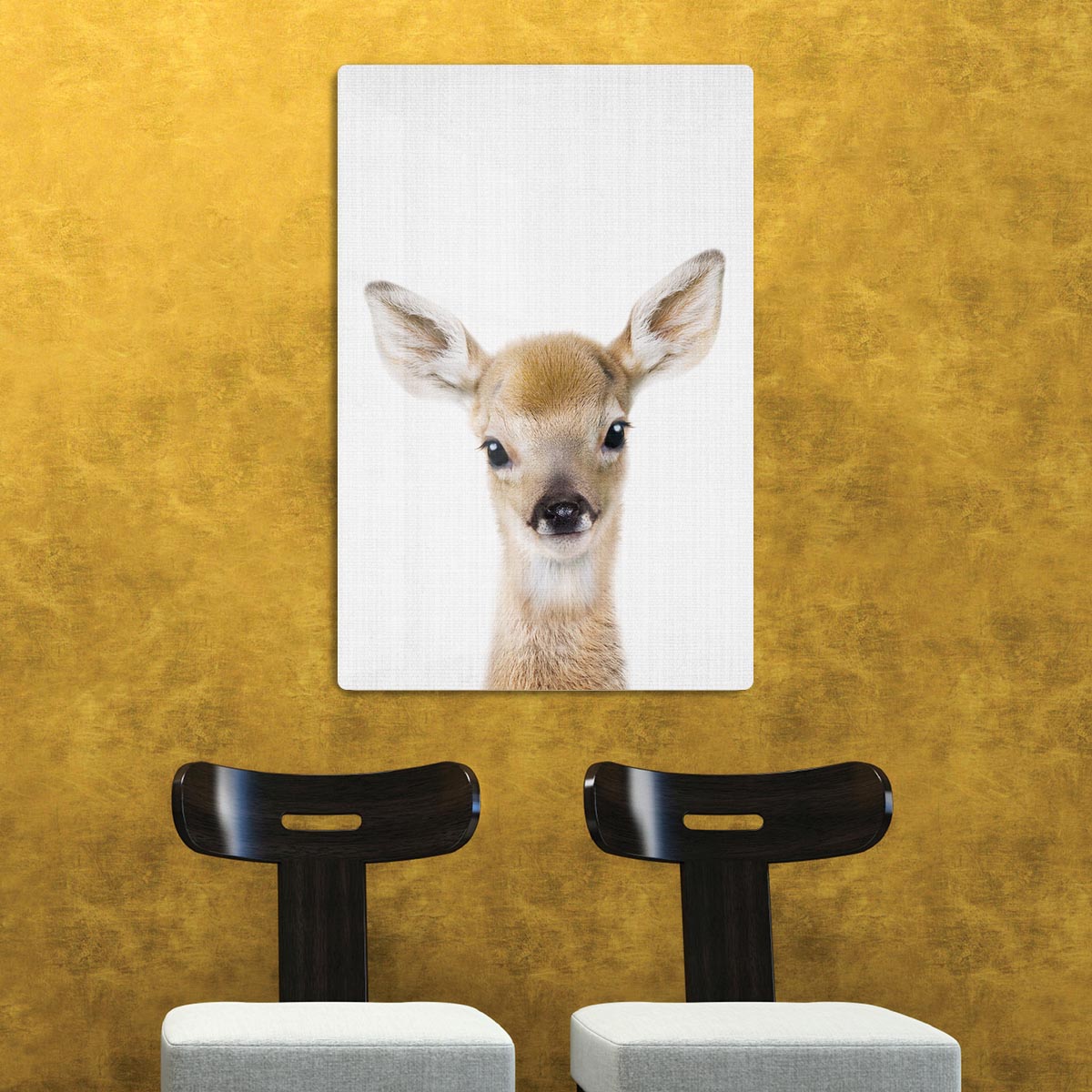 Peekaboo Baby Deer Acrylic Block - 1x - 2