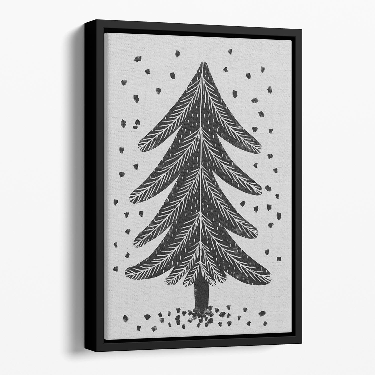 Pine Tree Floating Framed Canvas - 1x - 1