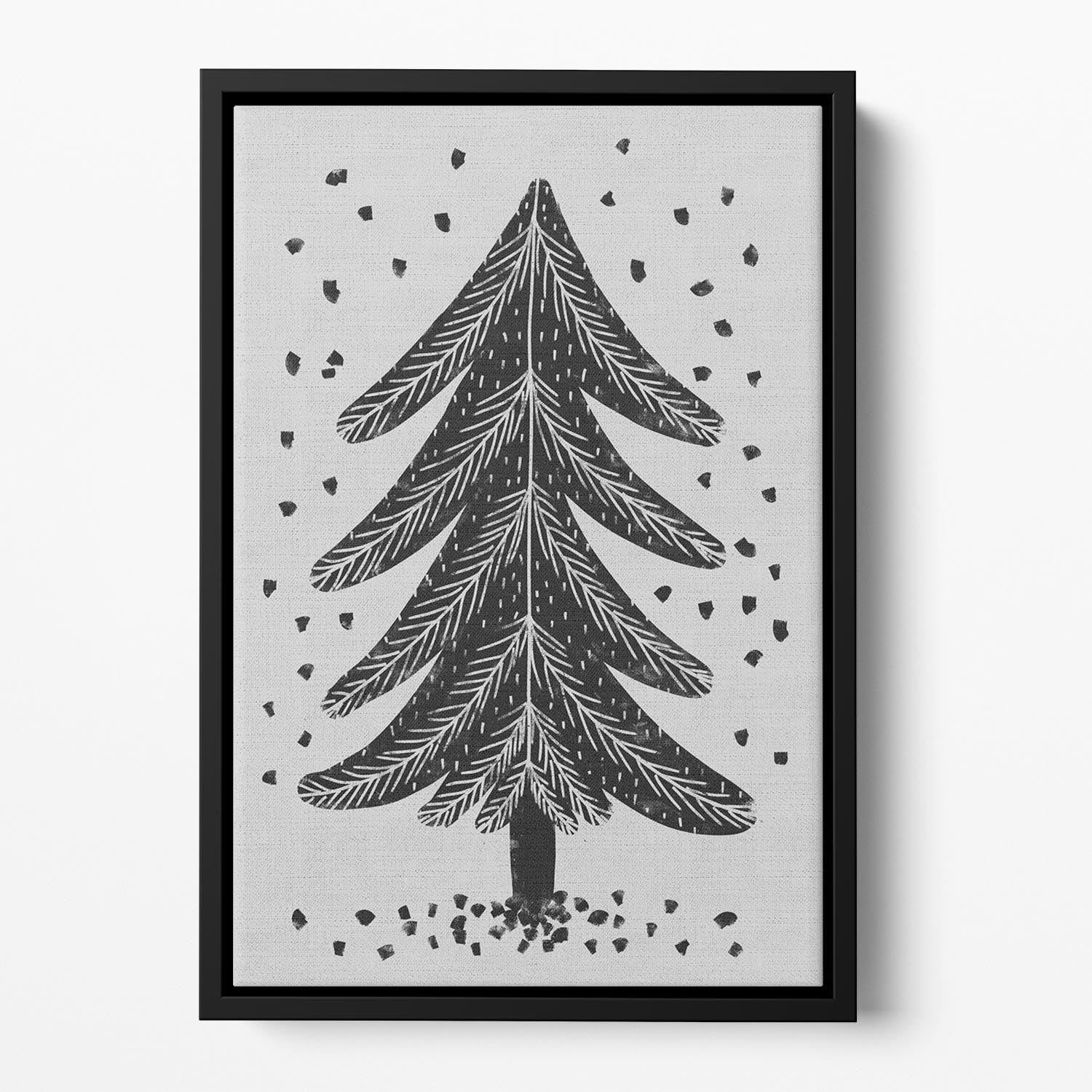 Pine Tree Floating Framed Canvas - 1x - 2