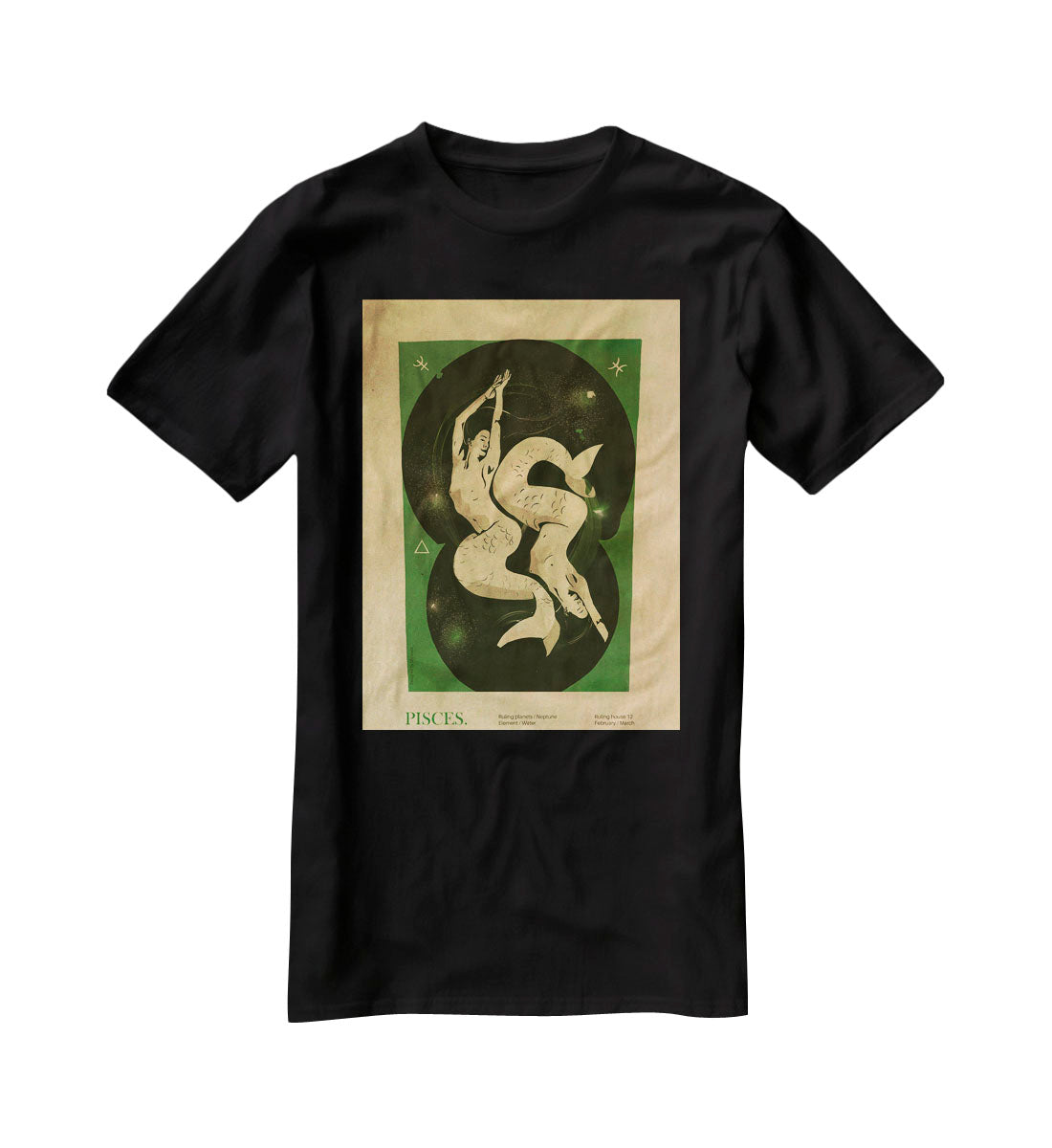 Pisces Celestial Dreams Poster T-Shirt - Canvas Art Rocks - 1