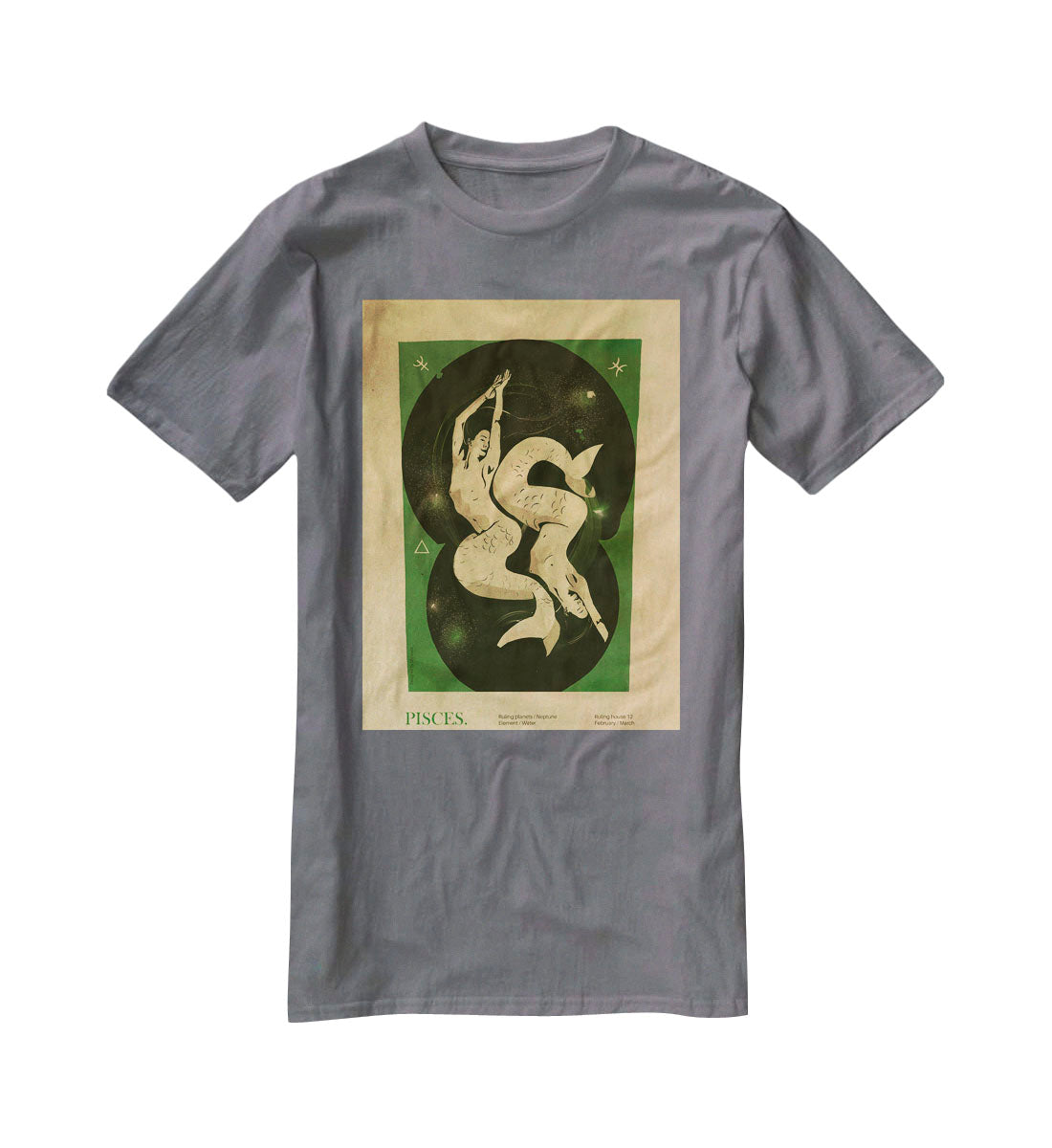 Pisces Celestial Dreams Poster T-Shirt - Canvas Art Rocks - 3