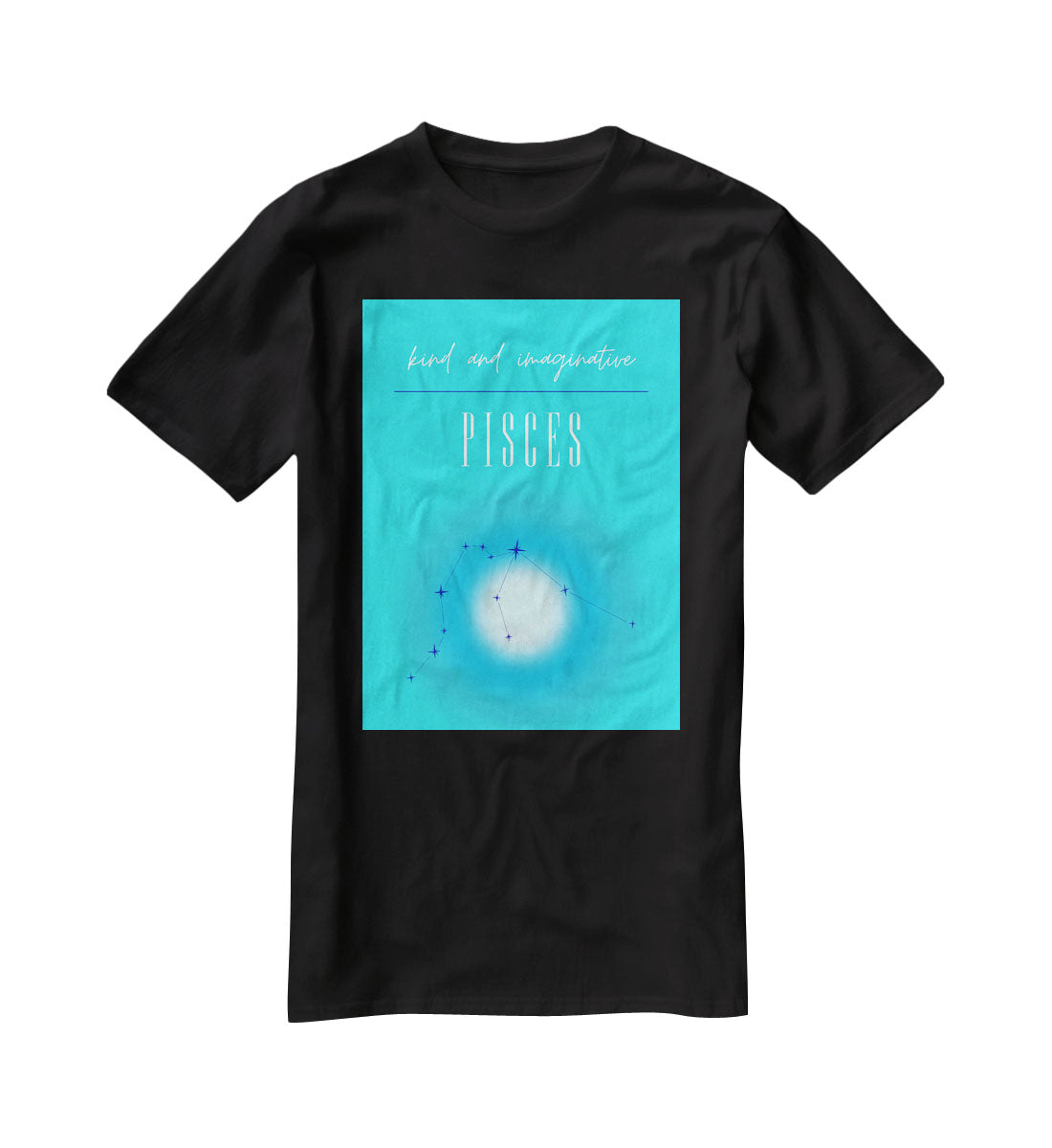 Pisces Zodiac Dream Art T-Shirt - Canvas Art Rocks - 1