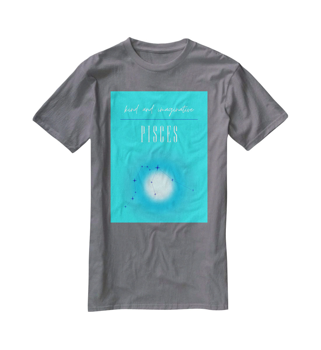 Pisces Zodiac Dream Art T-Shirt - Canvas Art Rocks - 3