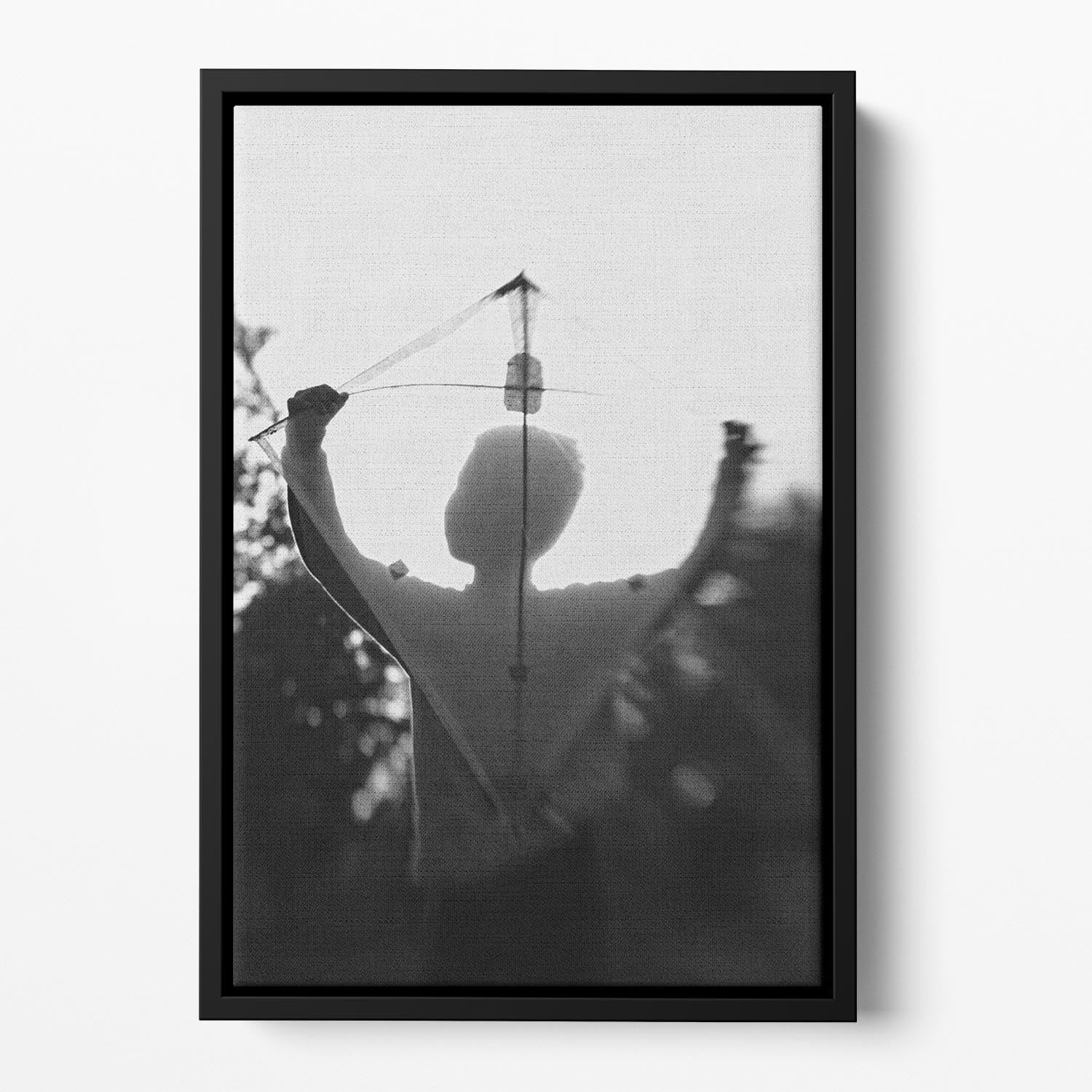 Play a Kite Floating Framed Canvas - 1x - 2