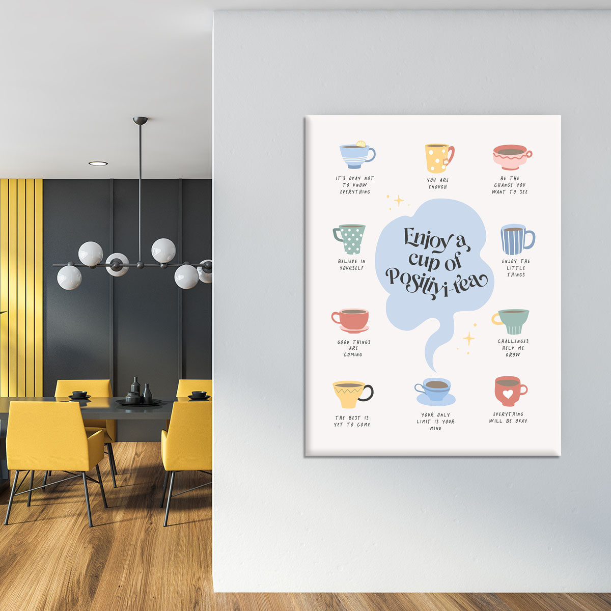 Positivity Canvas Print or Poster - Canvas Art Rocks - 4