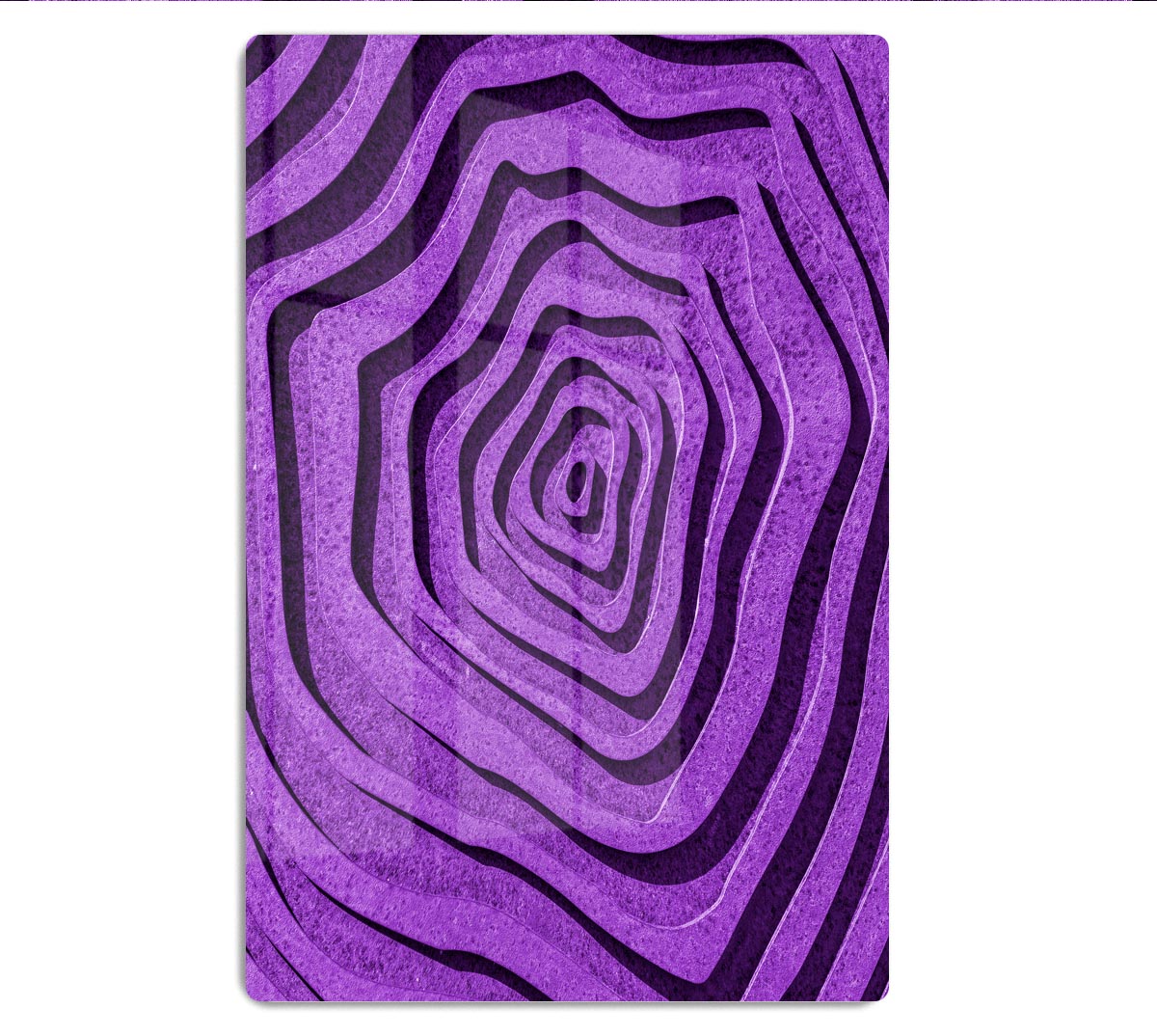 Purple Maze Acrylic Block - 1x - 1